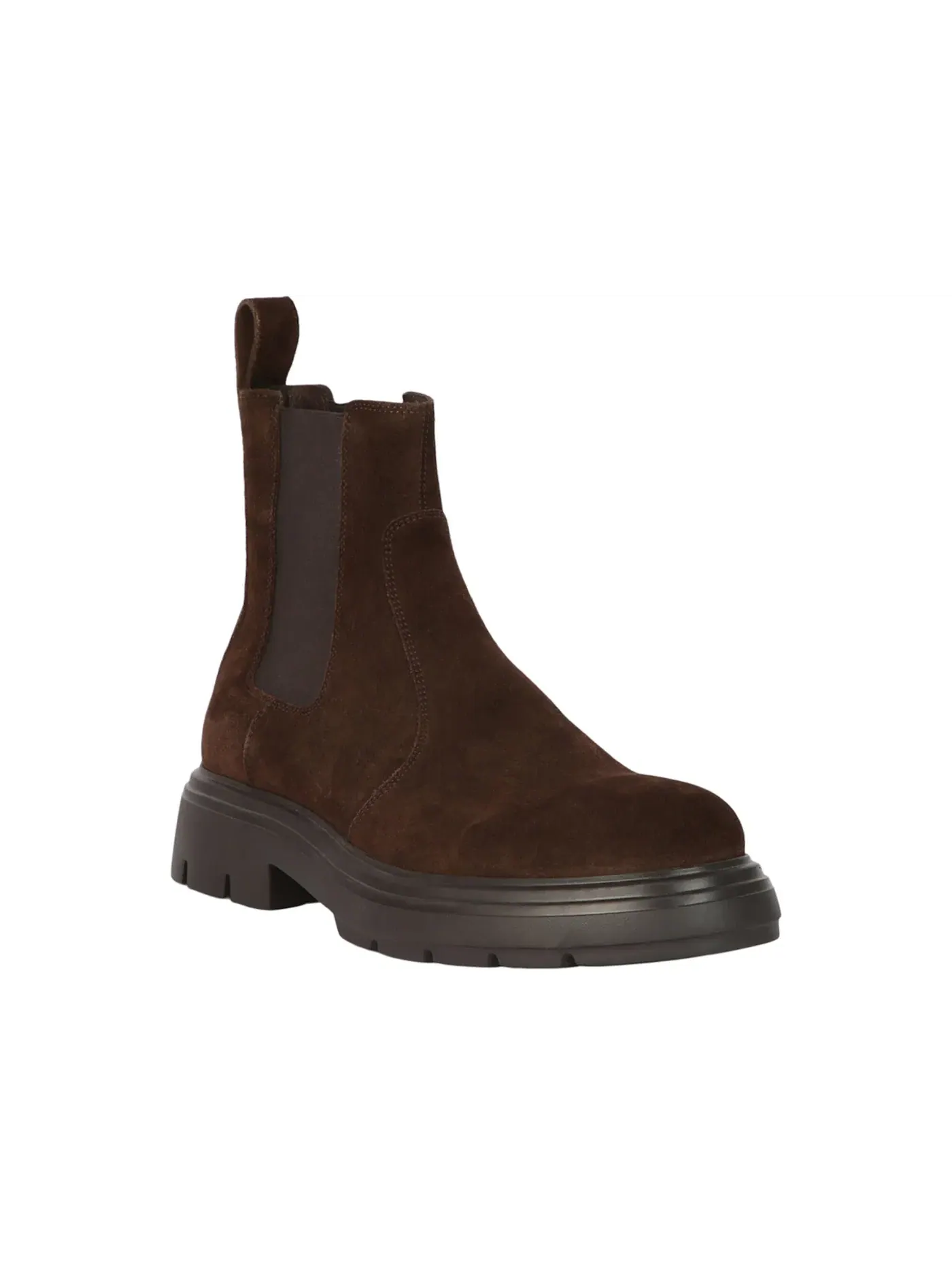 Мужские ботинки-челси замшевые Ferragamo Ferragamo Doran Chelsea Boots — изображение 2 из 3, коричневый
