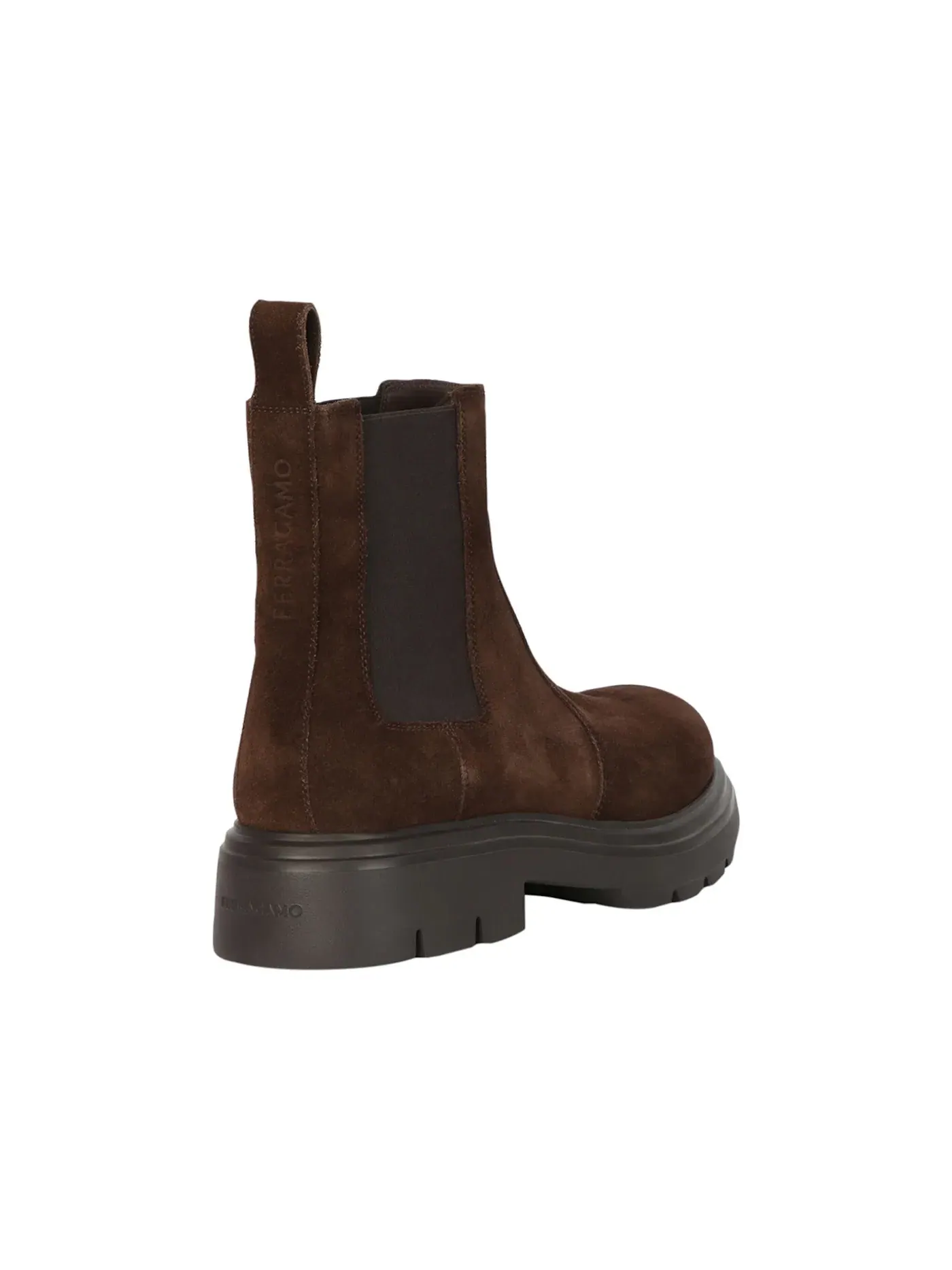 Мужские ботинки-челси замшевые Ferragamo Ferragamo Doran Chelsea Boots — изображение 3 из 3, коричневый