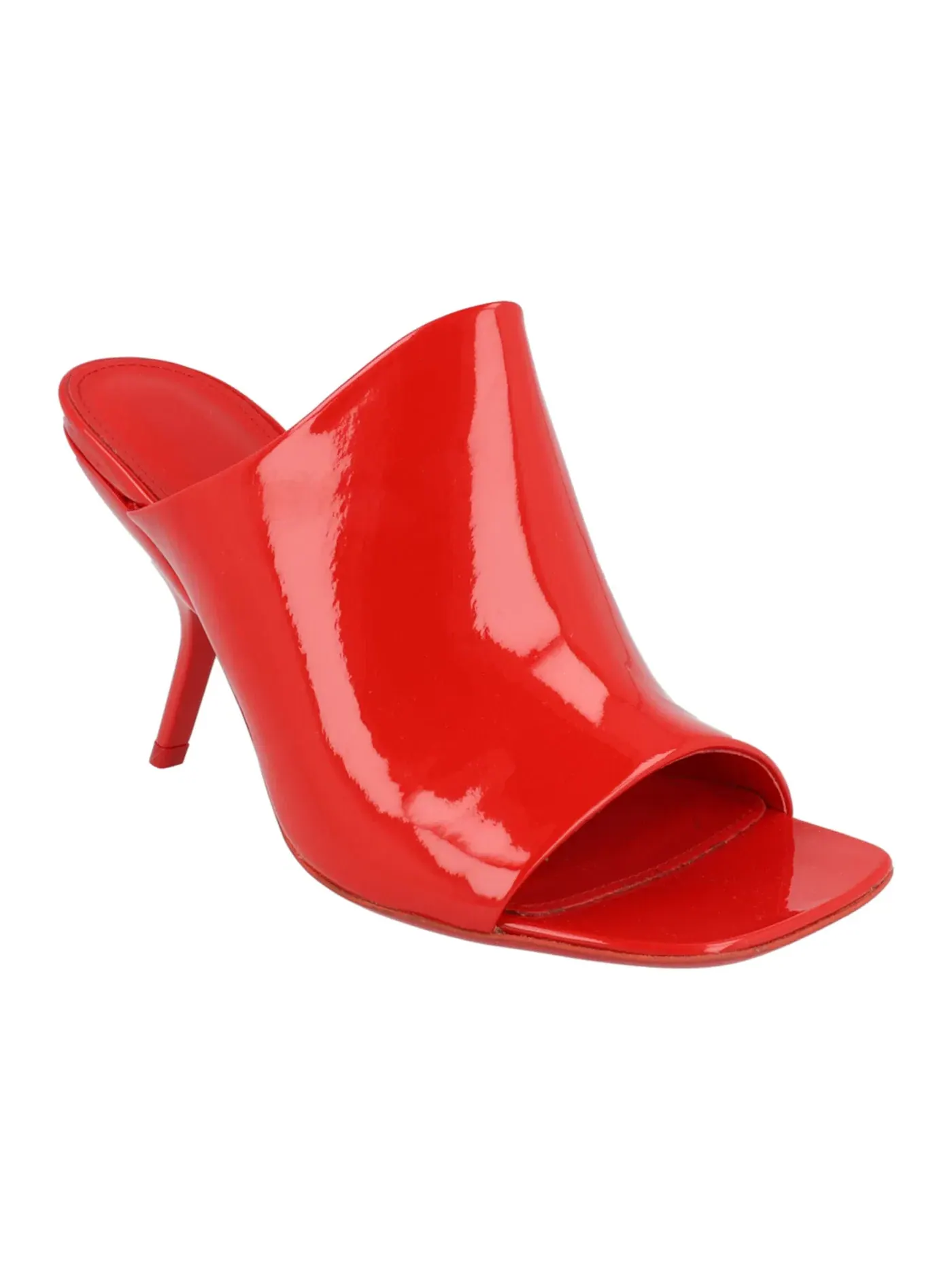 Женские мюли Ferragamo Era Patent Leather Mules Ferragamo — изображение 2 из 3, красный