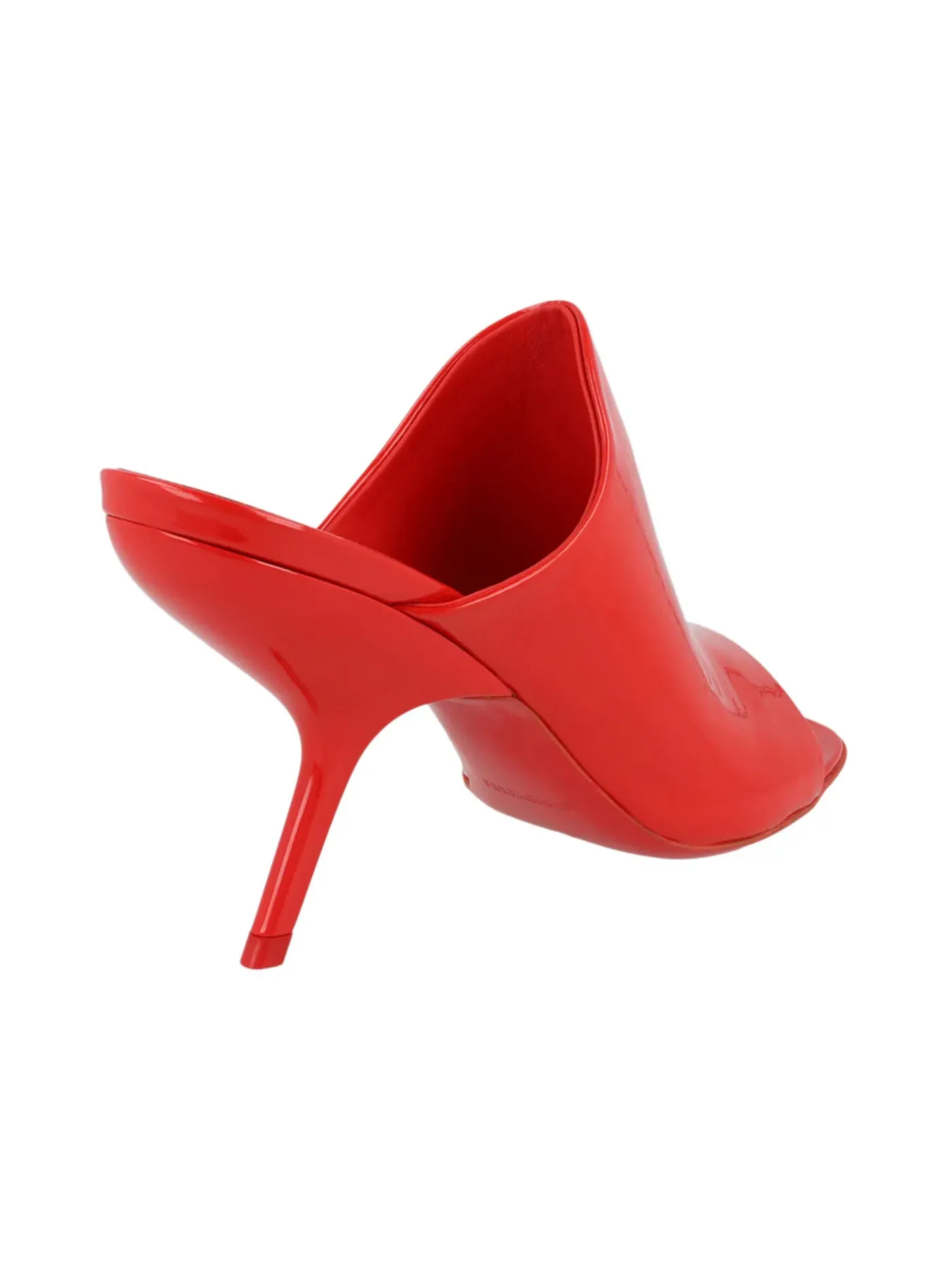 Женские мюли Ferragamo Era Patent Leather Mules Ferragamo — изображение 3 из 3, красный
