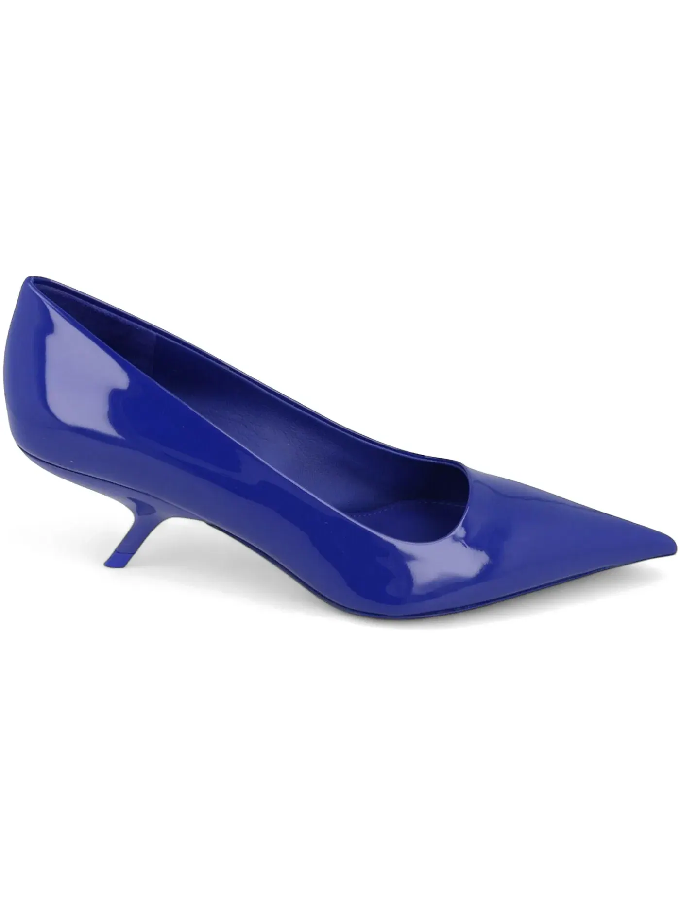 Женские туфли на каблуке из лаковой кожи Ferragamo Eva 55 Patent Leather Pumps — изображение 1 из 3, синий