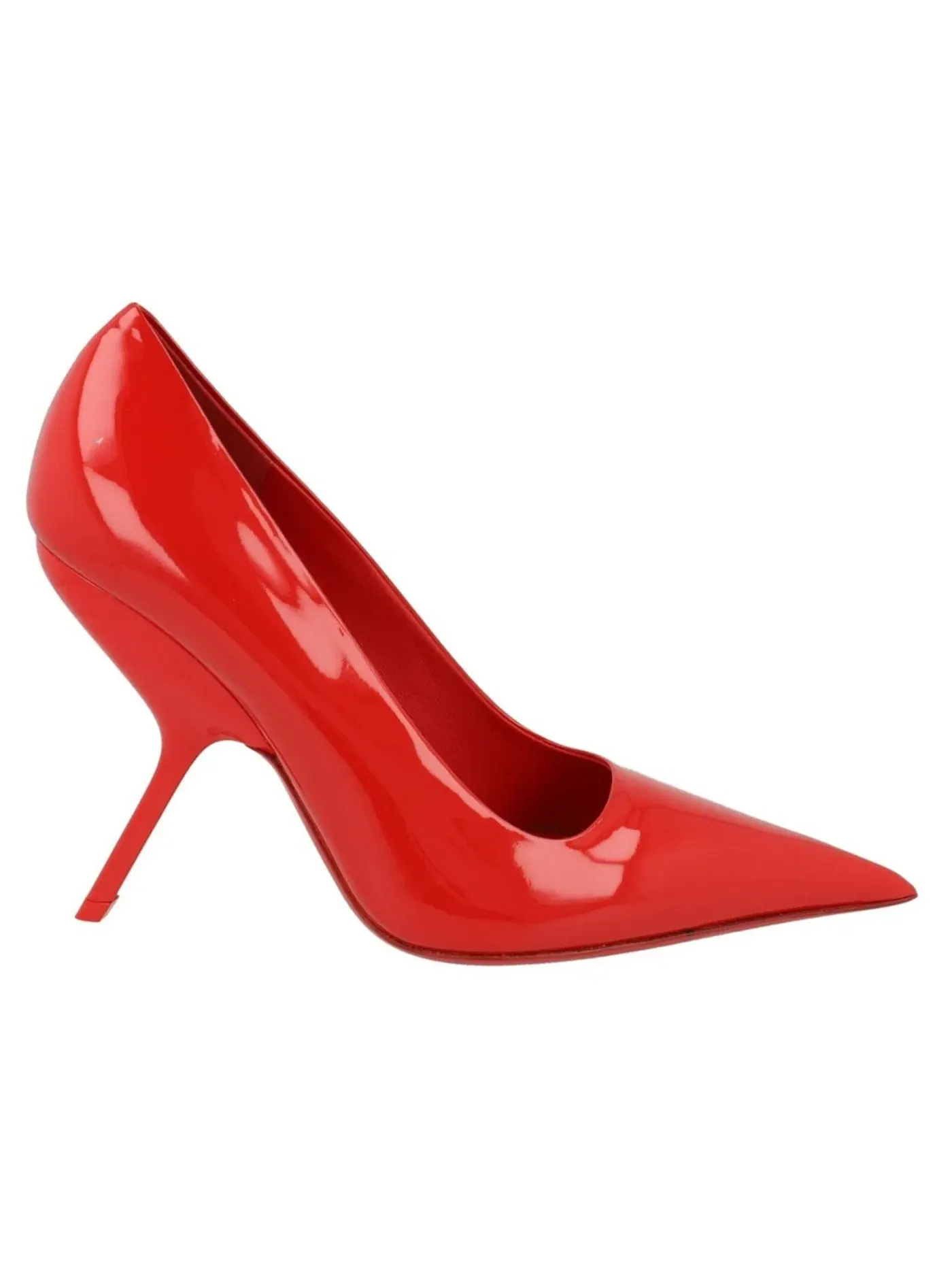 Женские туфли-лодочки на каблуке Ferragamo Eva X5 Pumps — изображение 1 из 2, красный
