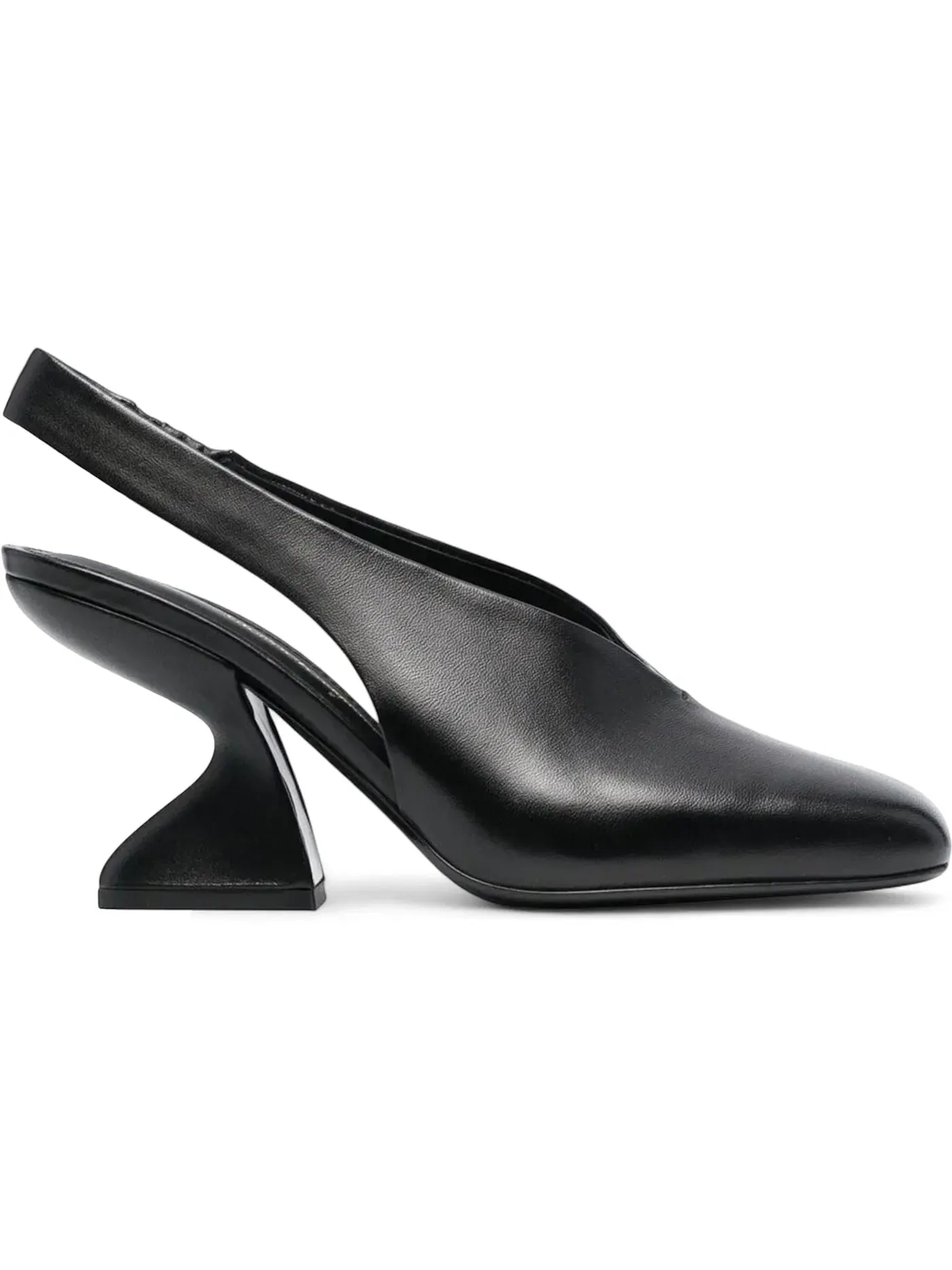 Женские туфли на каблуке с ремешком Ferragamo F-Heel 100mm Slingback Pumps Ferragamo — изображение 1 из 1, черный