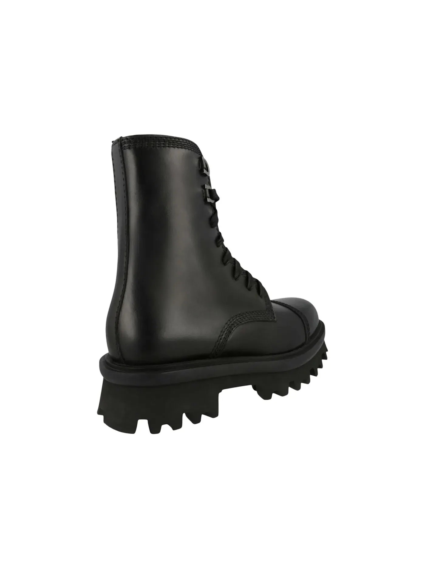 Мужские ботинки в армейском стиле Ferragamo Faraway Demi Combat Boots — изображение 3 из 3, черный