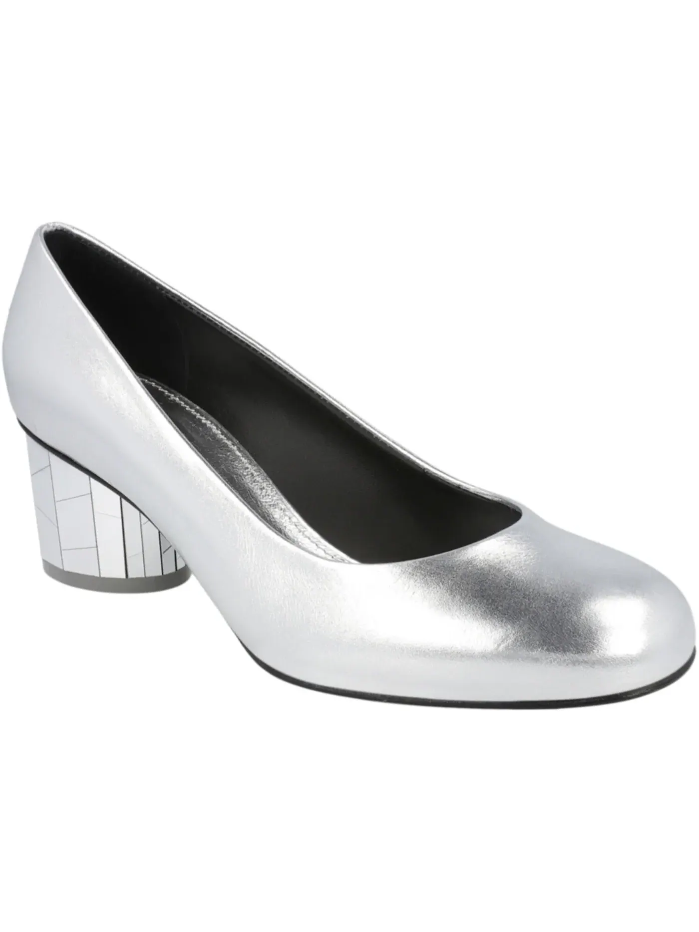 Женские туфли-лодочки на каблуке Ferragamo Farrah Pumps — изображение 2 из 3, серый