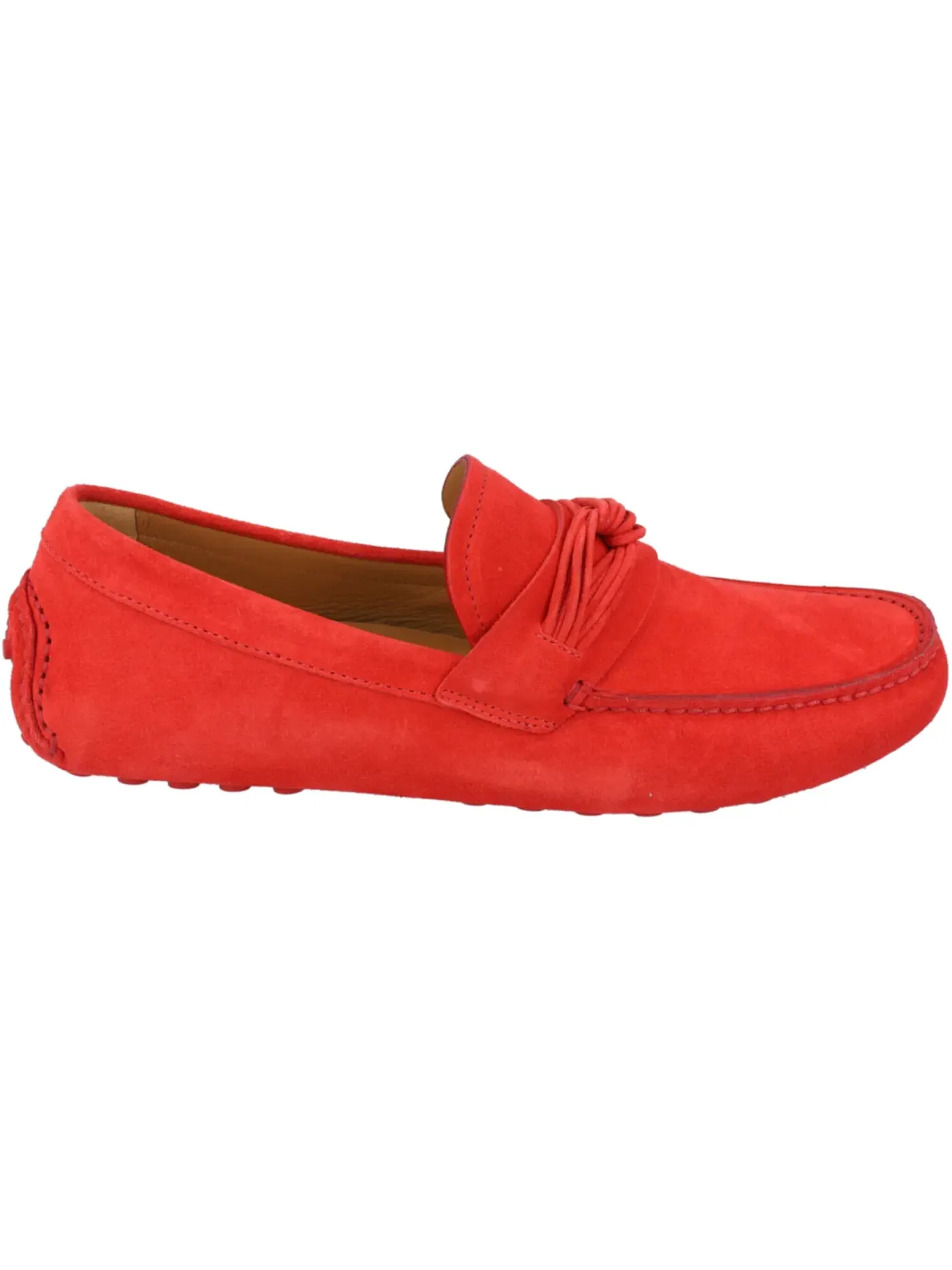 Мужские оксфорды модели Ferragamo Forbes Suede Drivers бренда Ferragamo — изображение 1 из 3, красный