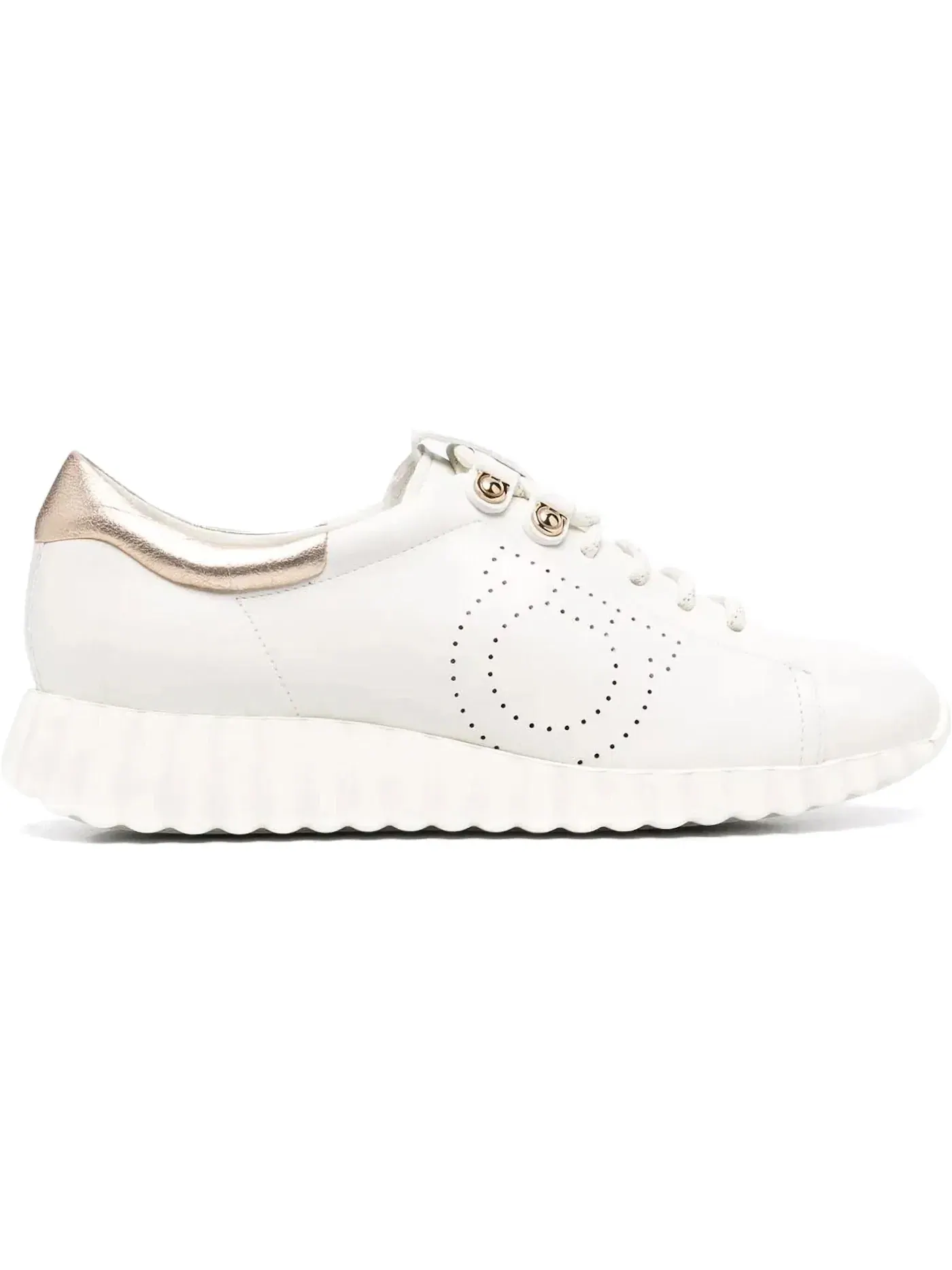Женские кеды Gancini Low-Top Sneakers Ferragamo — изображение 1 из 1, белый