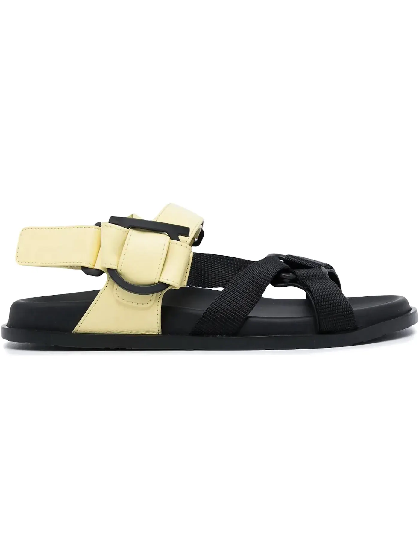 Женские сандалии с ремешками Gancini Ferragamo — изображение 1 из 1, желтый