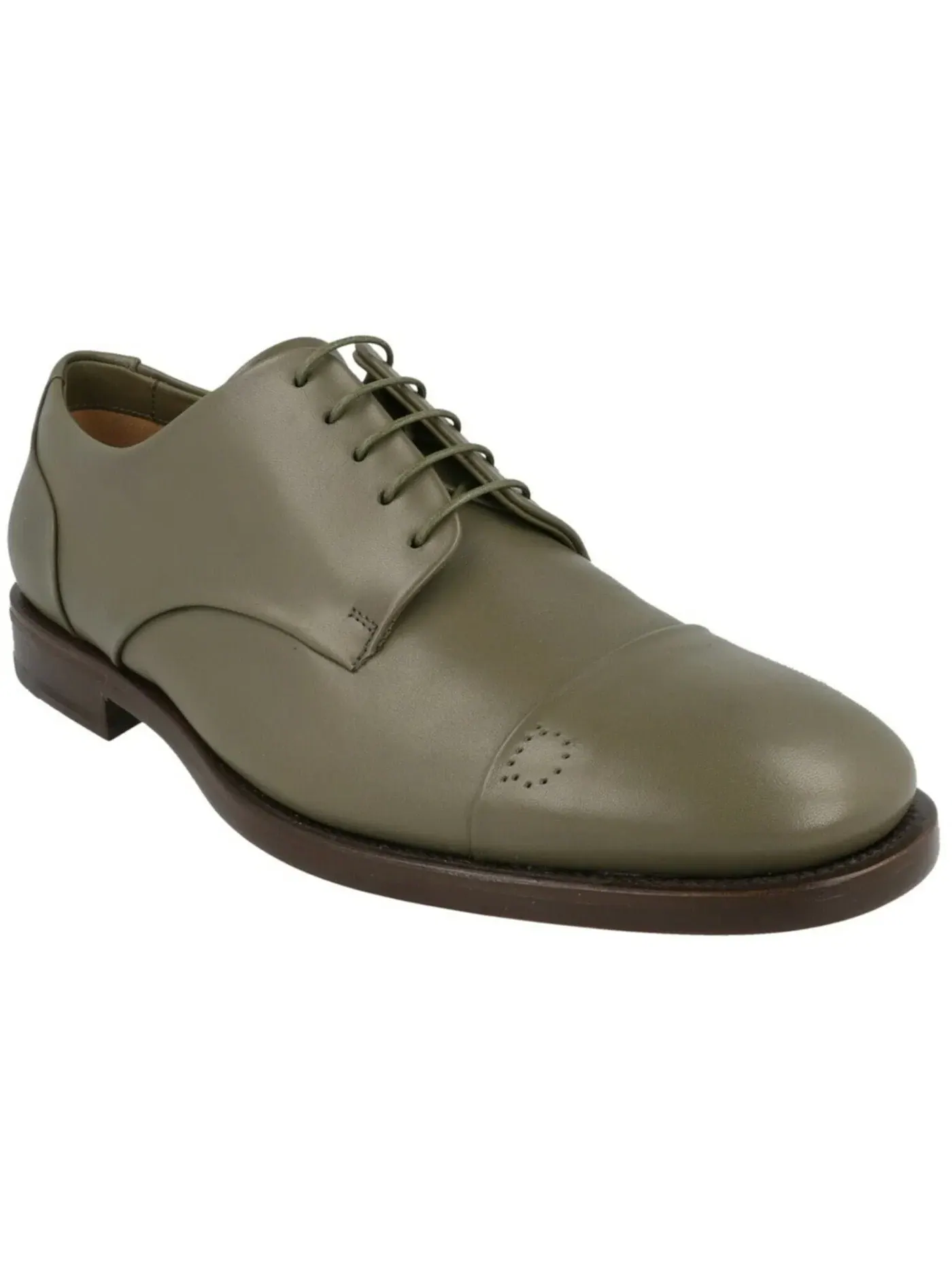 Мужские оксфорды из кожи Gavino Ferragamo — изображение 2 из 3, зеленый