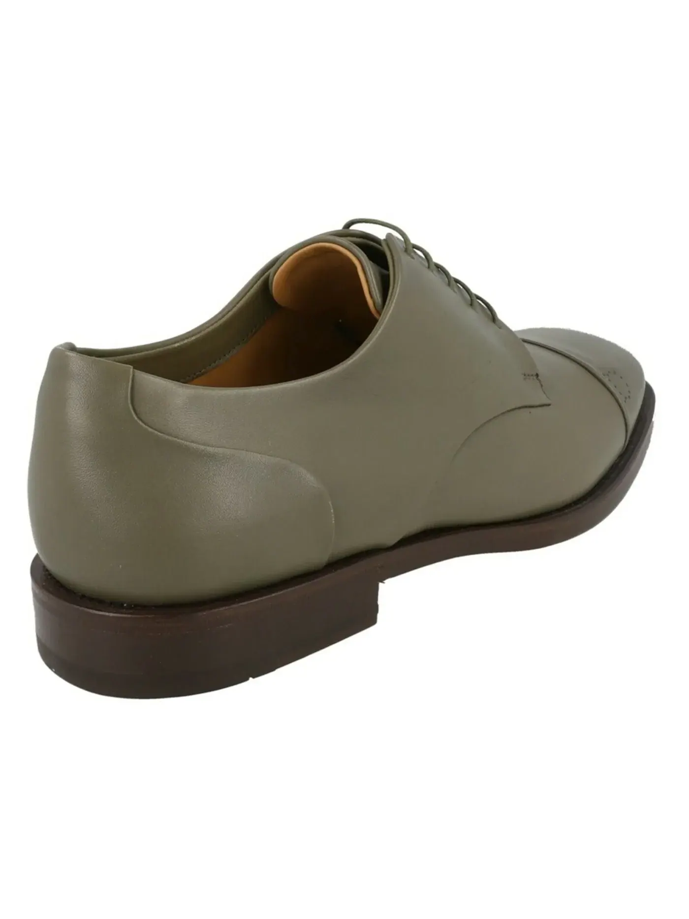 Мужские оксфорды из кожи Gavino Ferragamo — изображение 3 из 3, зеленый