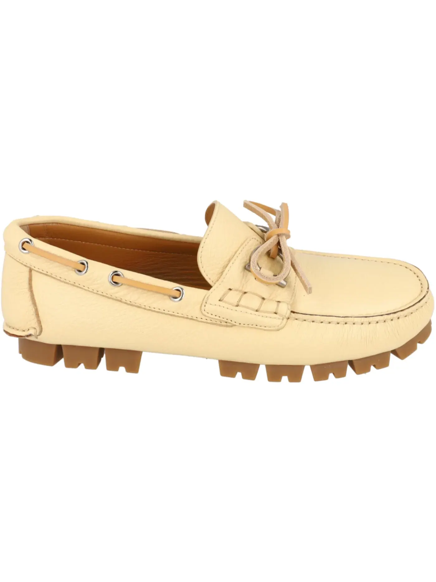 Мужские лоферы из кожи Giosue Ferragamo — изображение 1 из 3, белый