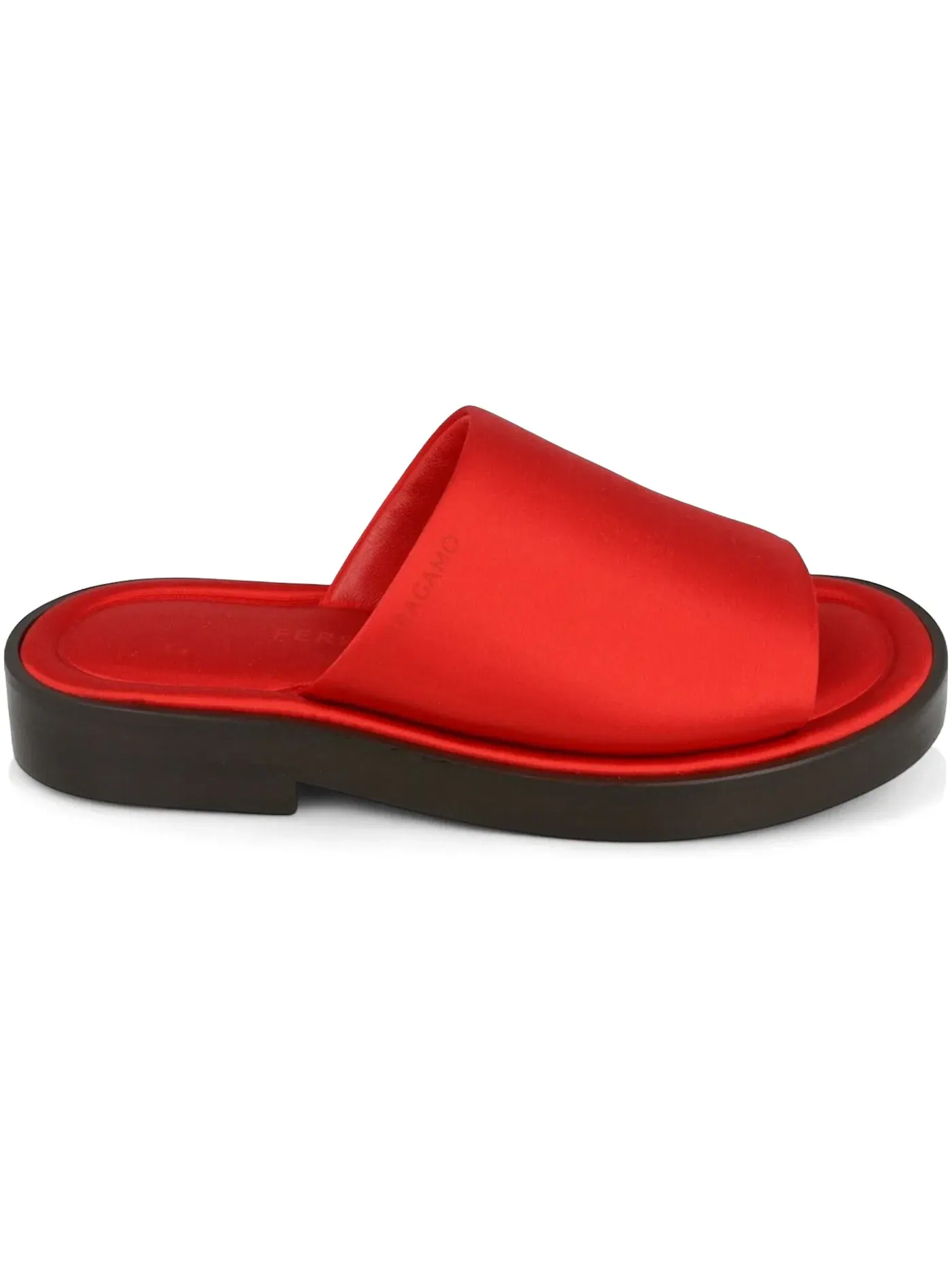 Женские сандалии на каблуке Giunone Ferragamo — изображение 1 из 3, красный
