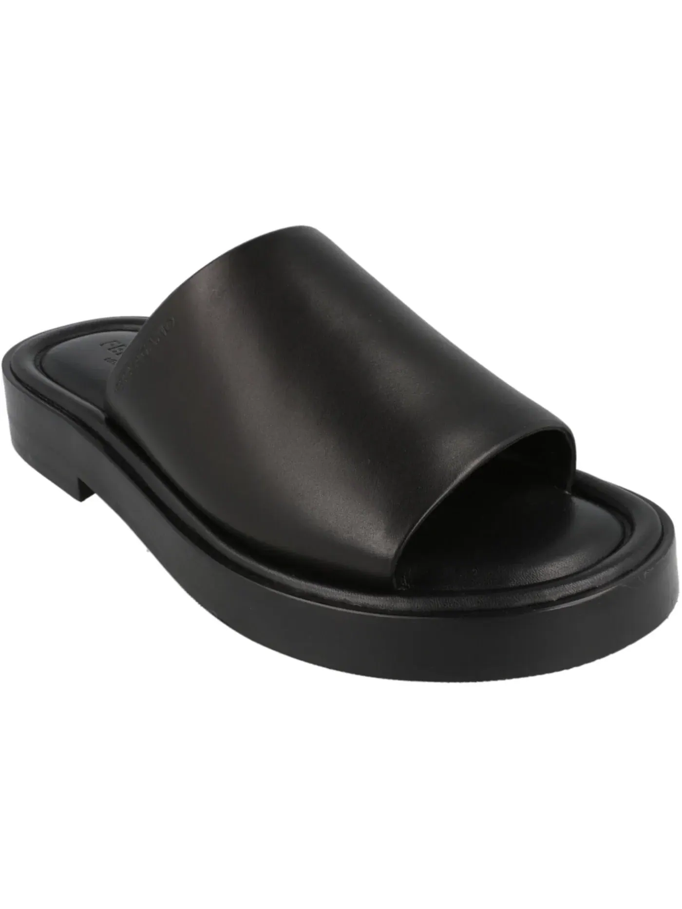 Мужские шлепанцы Ferragamo Giuone Slide Sandals — изображение 2 из 3, черный