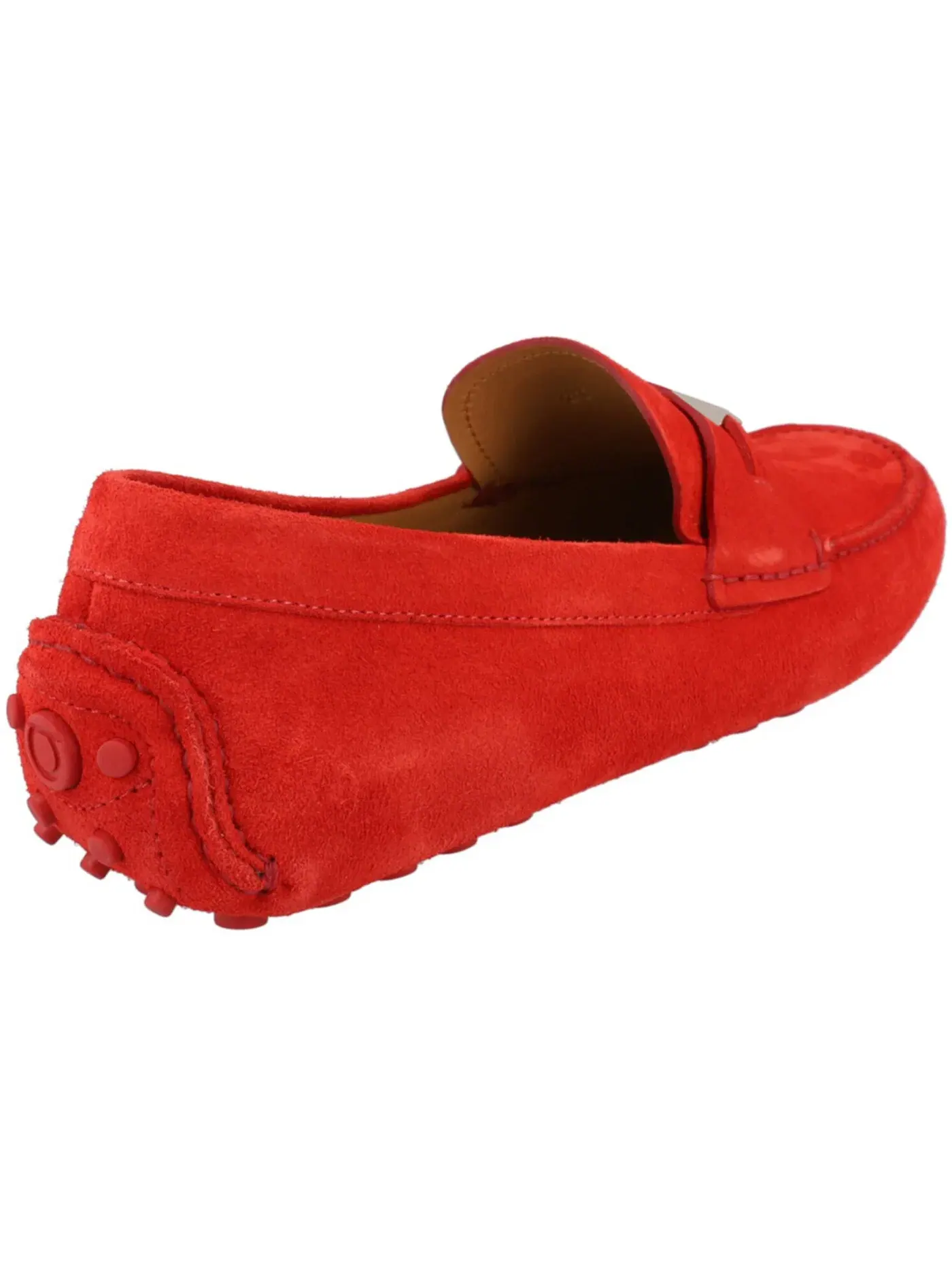 Мужские лоферы на каждый день Ferragamo Grenoble Suede Drivers — изображение 3 из 3, красный