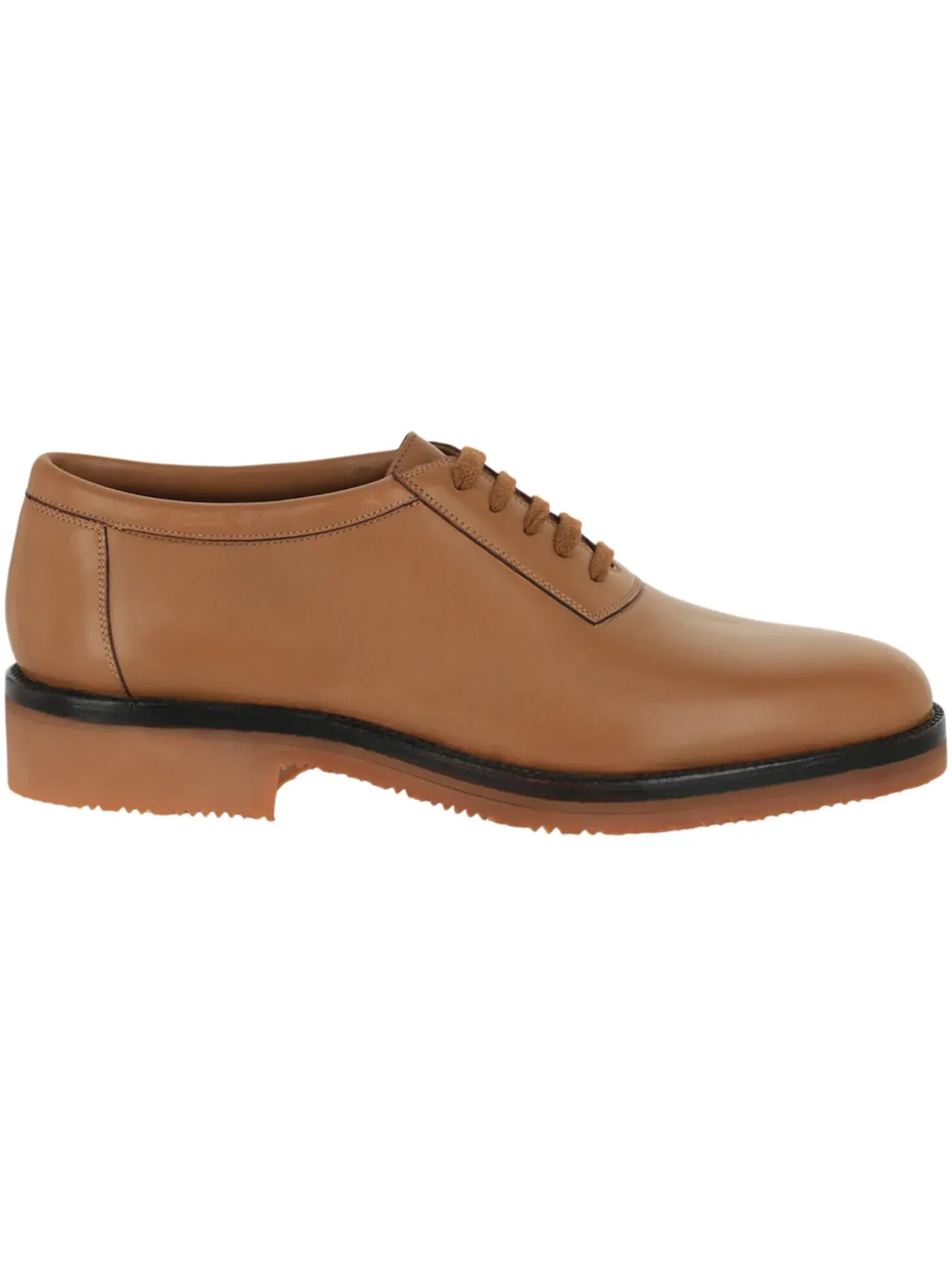 Мужские оксфорды из кожи Camel Ferragamo Heros Archive Limited Edition 1979 Oxfords — изображение 1 из 3, верблюжий