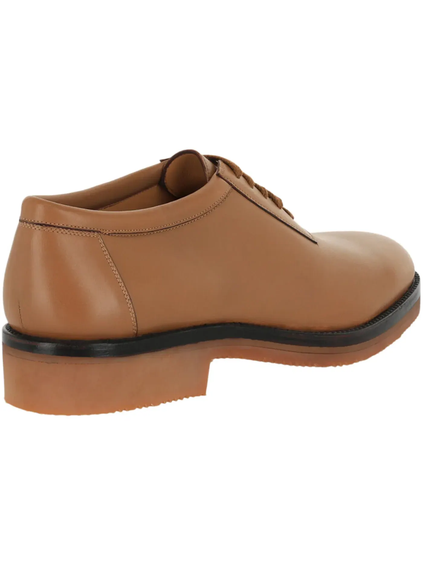 Мужские оксфорды из кожи Camel Ferragamo Heros Archive Limited Edition 1979 Oxfords — изображение 3 из 3, верблюжий