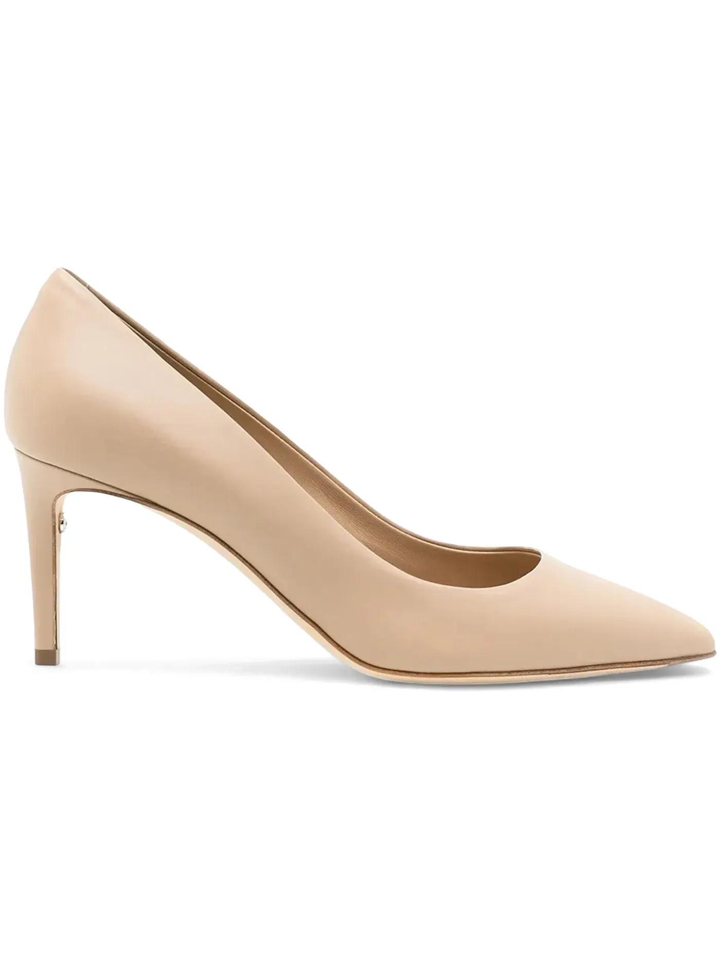 Женские туфли на каблуке с декором Ferragamo Ilary — изображение 1 из 1, бежевый хаки