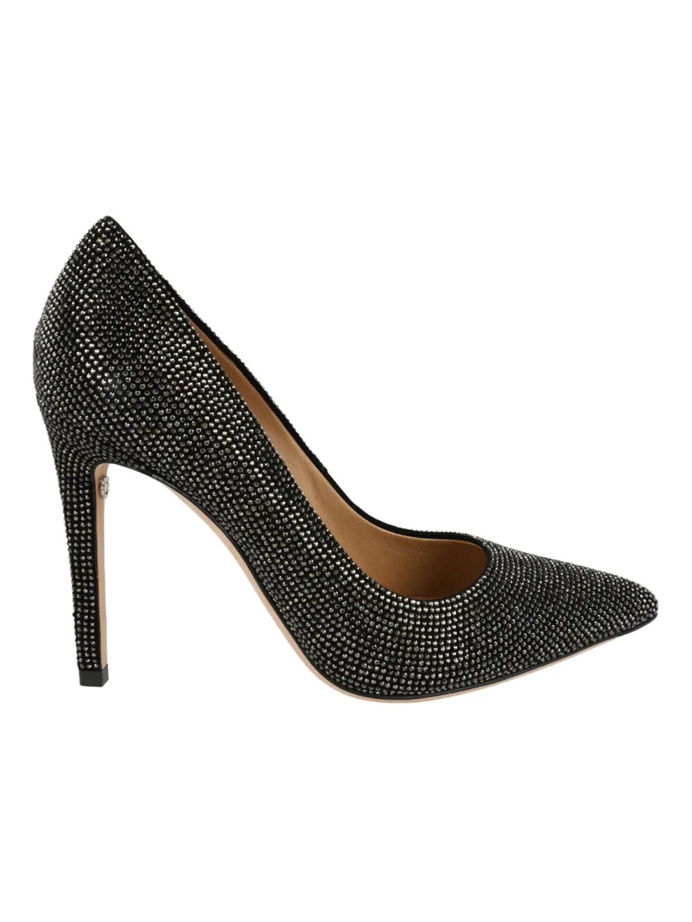 Женские туфли на каблуке с кристаллами Ferragamo Ilary X5 Crystal Embellished Pumps — изображение 1 из 3, черный