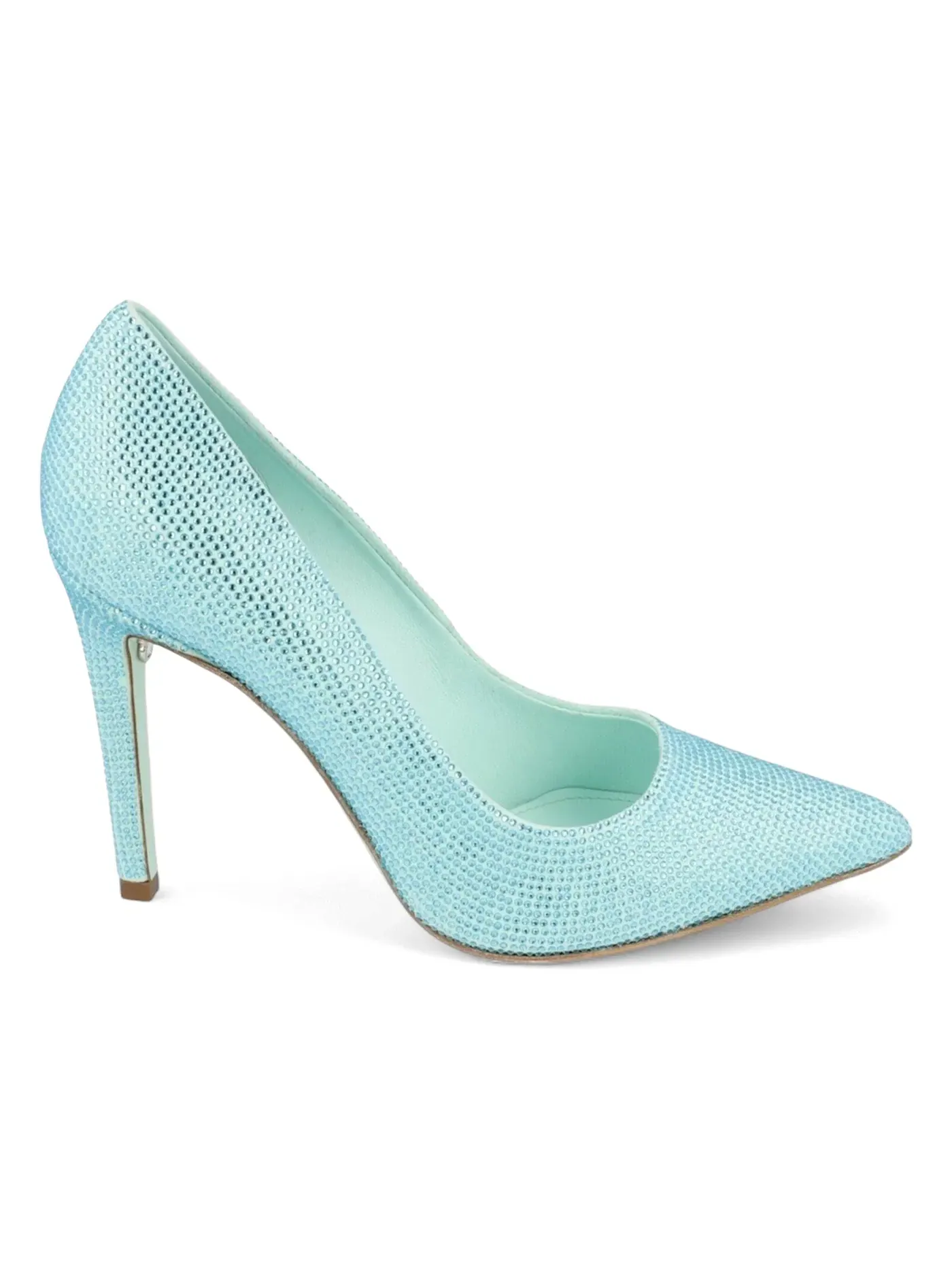 Женские туфли-лодочки со стразами Ferragamo Ilary X5 Crystal Embellished Pumps — изображение 1 из 3, голубой зеленый