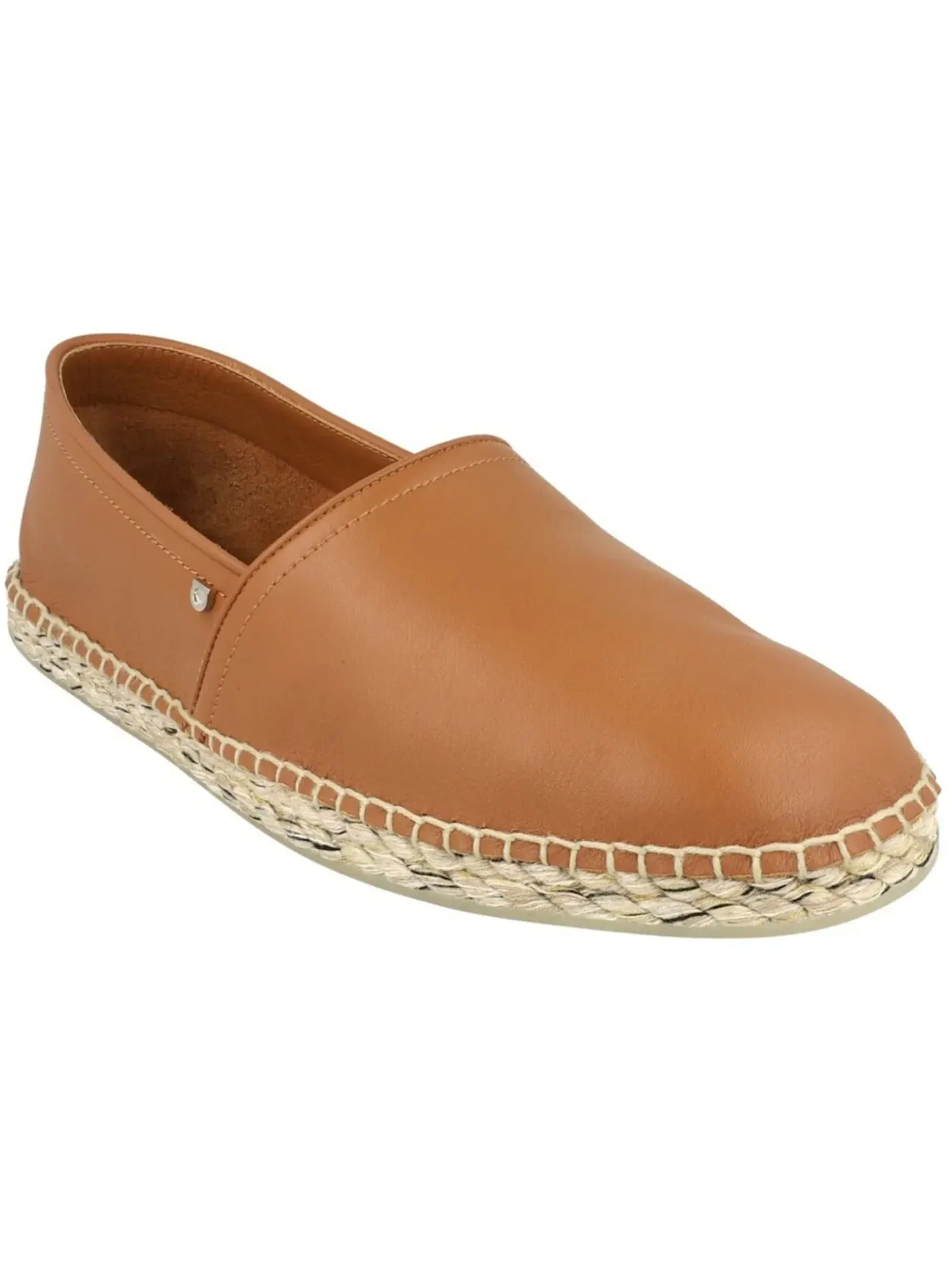 Мужские эспадрильи без каблука Ferragamo Lamar Leather Espadrilles Ferragamo — изображение 2 из 3, бежевый коричневый