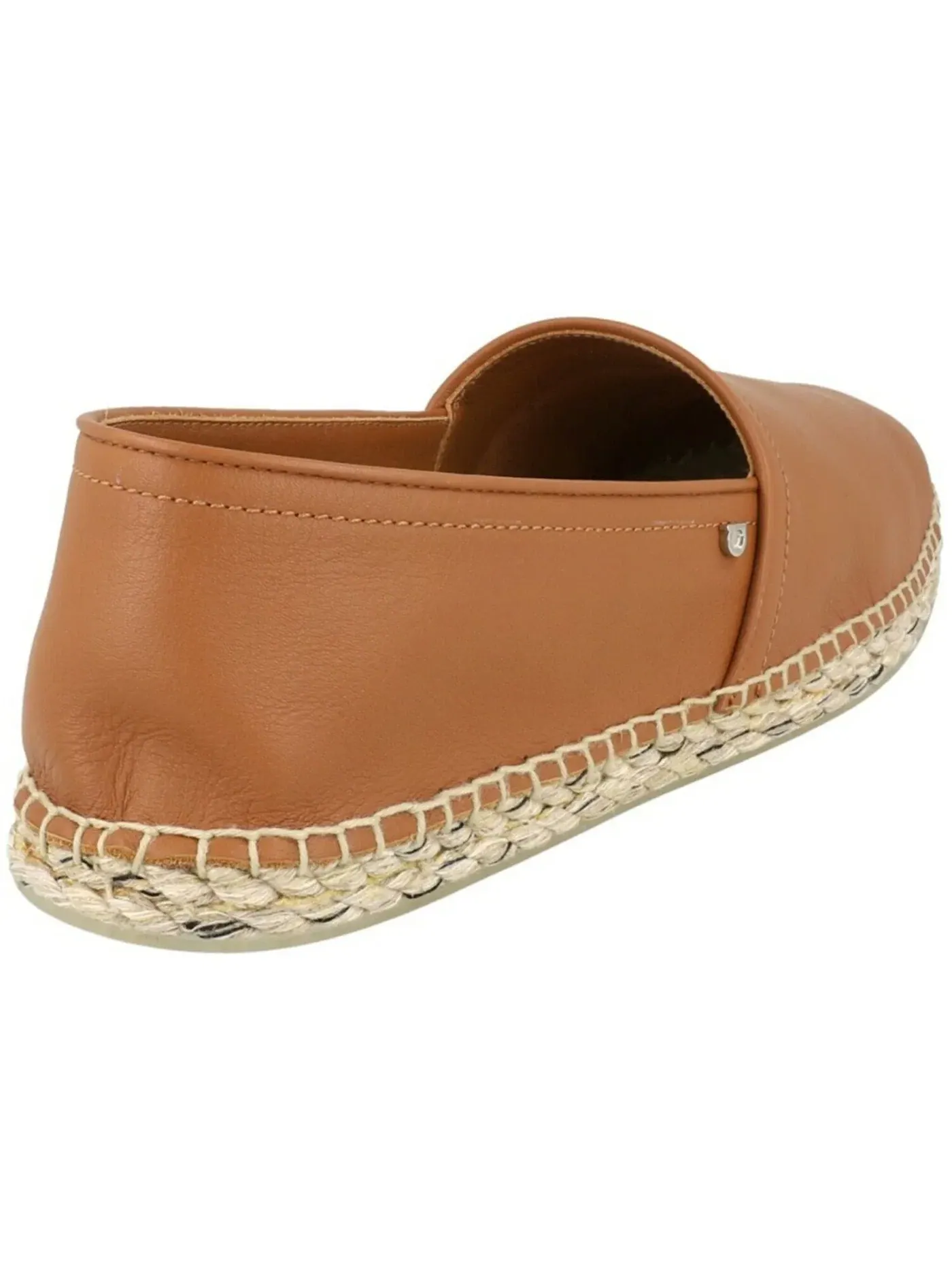 Мужские эспадрильи без каблука Ferragamo Lamar Leather Espadrilles Ferragamo — изображение 3 из 3, бежевый коричневый