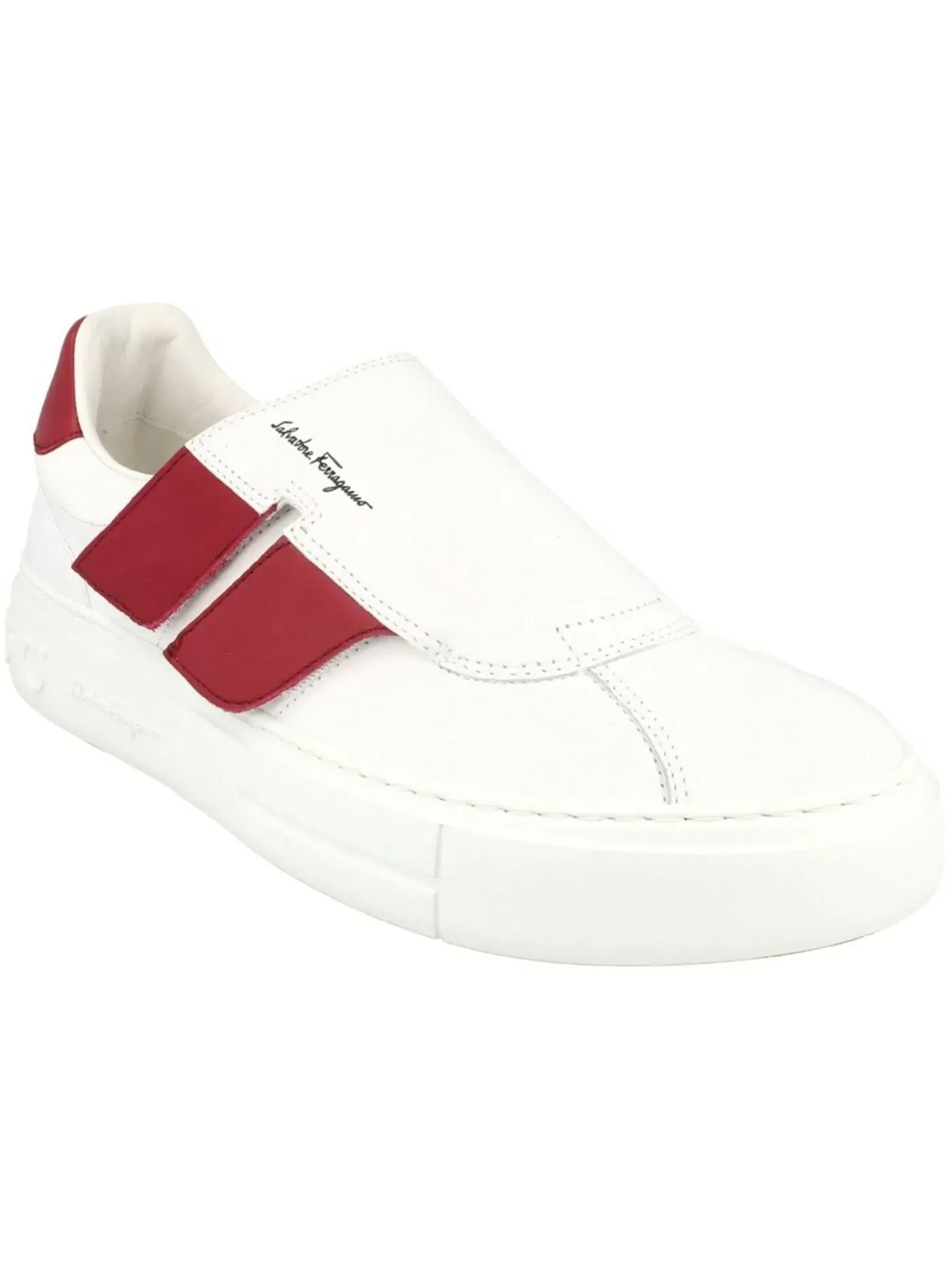 Мужские кроссовки с низким верхом Ferragamo Lima Gancini — изображение 2 из 3, белый