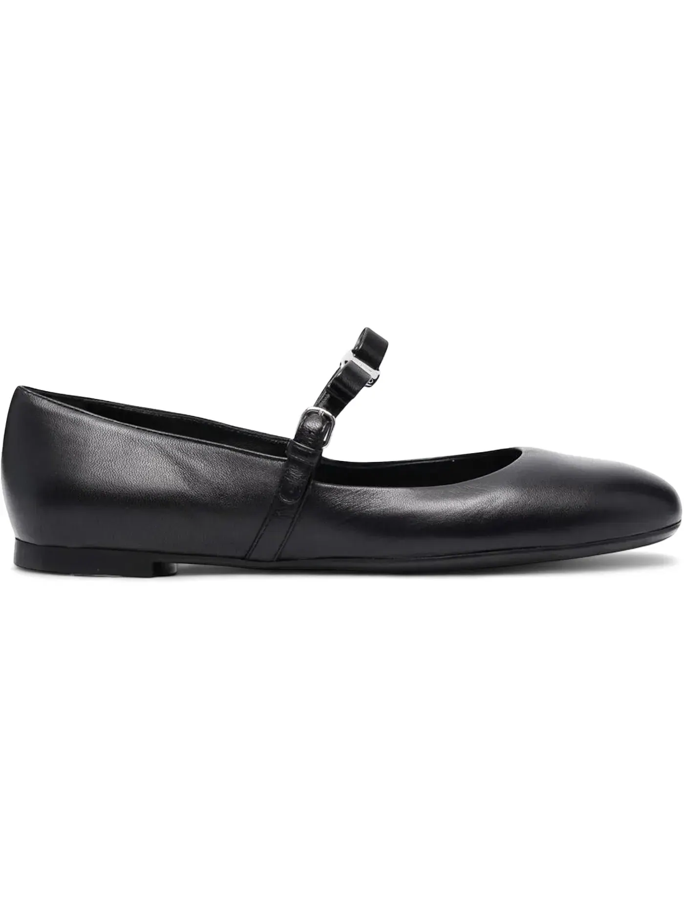 Женские балетки из кожи Lizz Ferragamo — изображение 1 из 1, черный