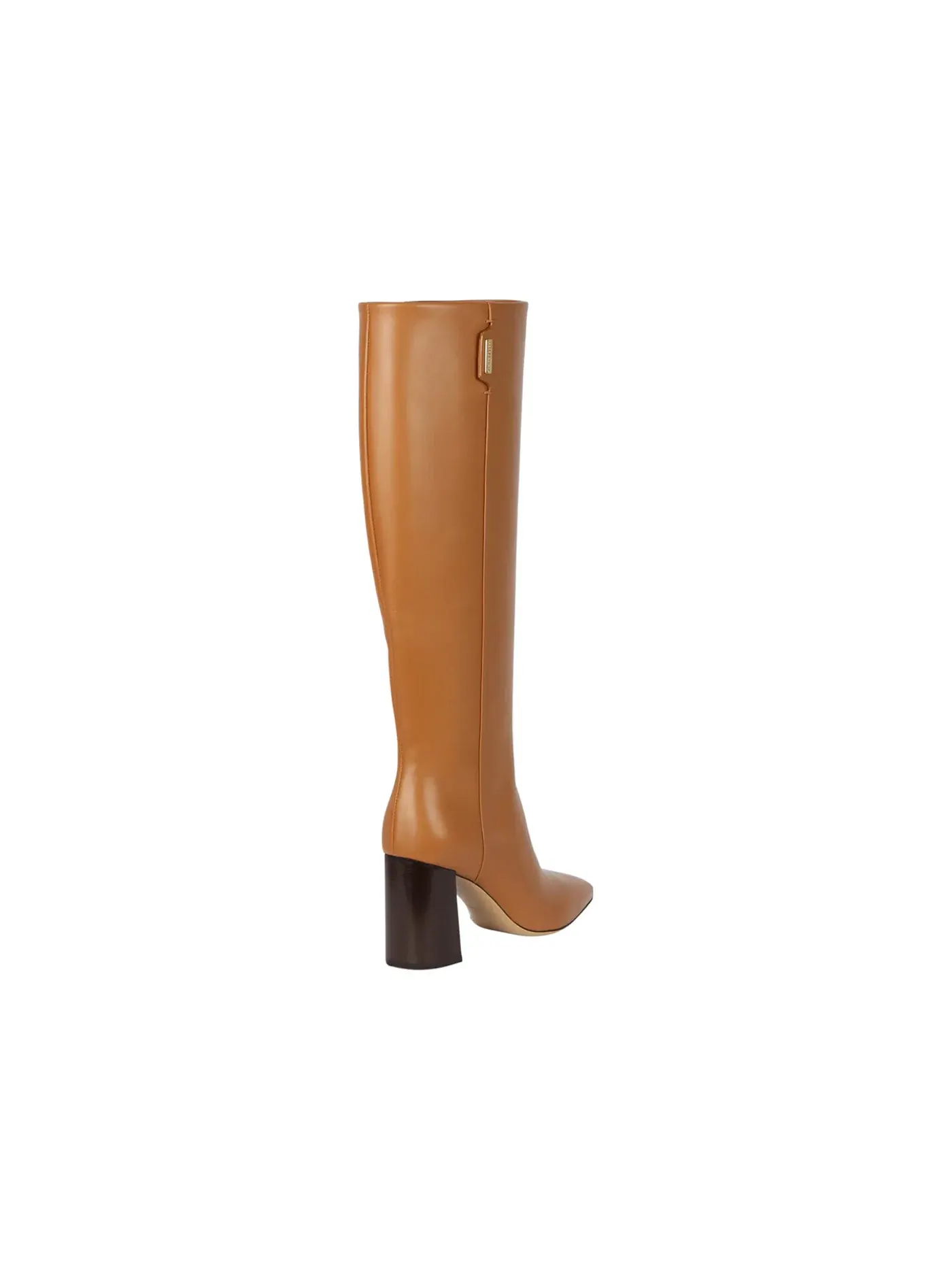 Женские сапоги-ботфорты с каблуком 85 мм Ferragamo Mailys 85 Knee-High Boots — изображение 3 из 3, красный