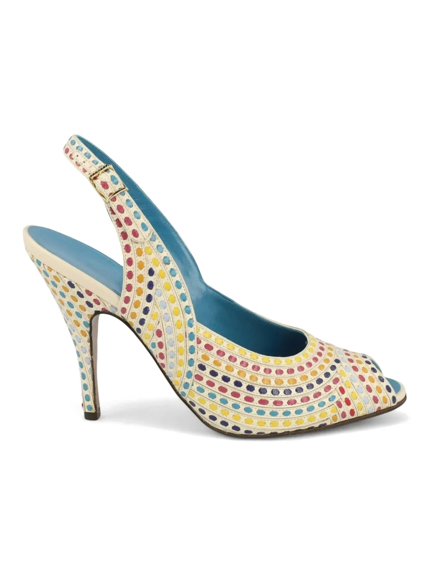 Женские босоножки с ремешком на щиколотке Ferragamo Margareth Archive Limited Edition Slingback Heels — изображение 1 из 3