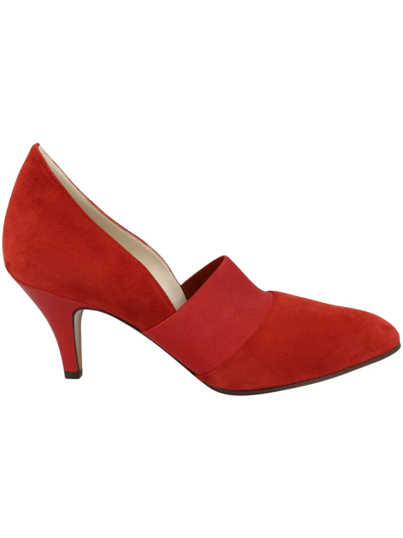 Женские туфли на каблуке из кожи Ferragamo Melisanda Archive Limited Edition 1961 Pumps — изображение 1 из 3, красный