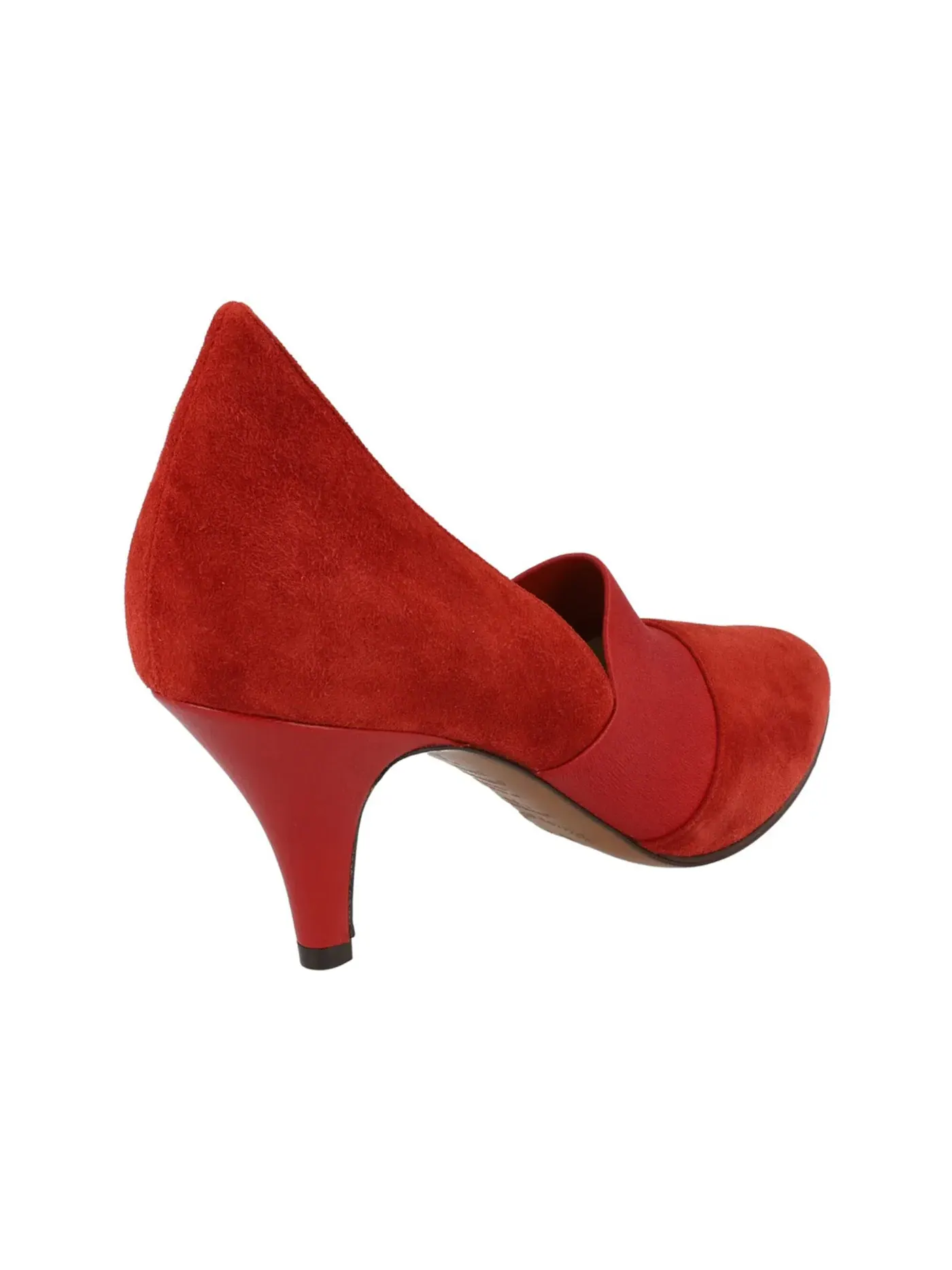 Женские туфли на каблуке из кожи Ferragamo Melisanda Archive Limited Edition 1961 Pumps — изображение 3 из 3, красный