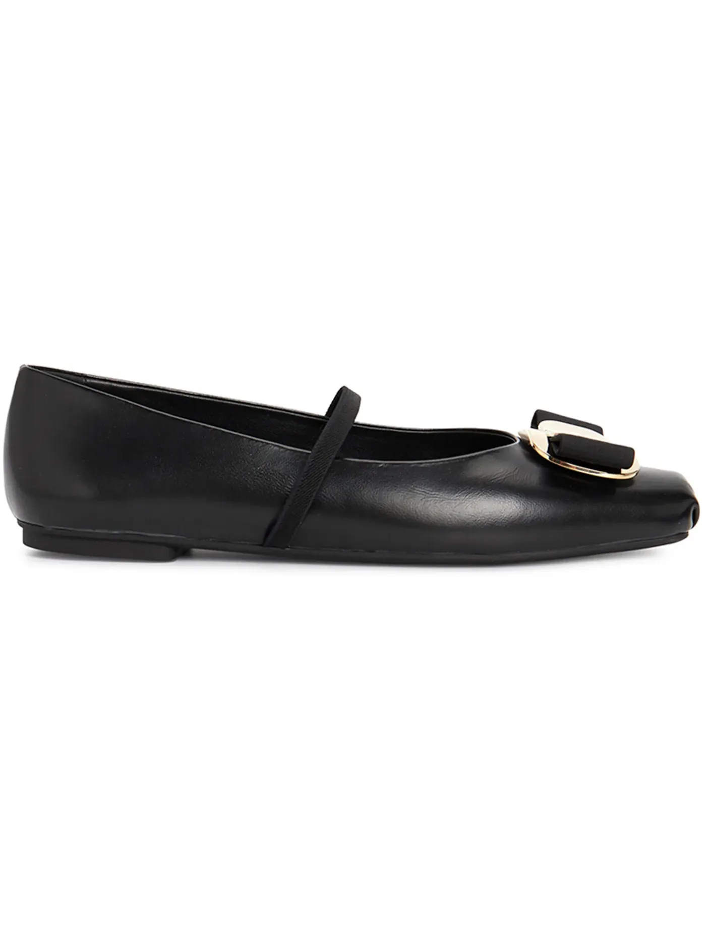 Женские балетки с бантом Ferragamo New Vara Ballet Flat Ferragamo — изображение 1 из 1, черный