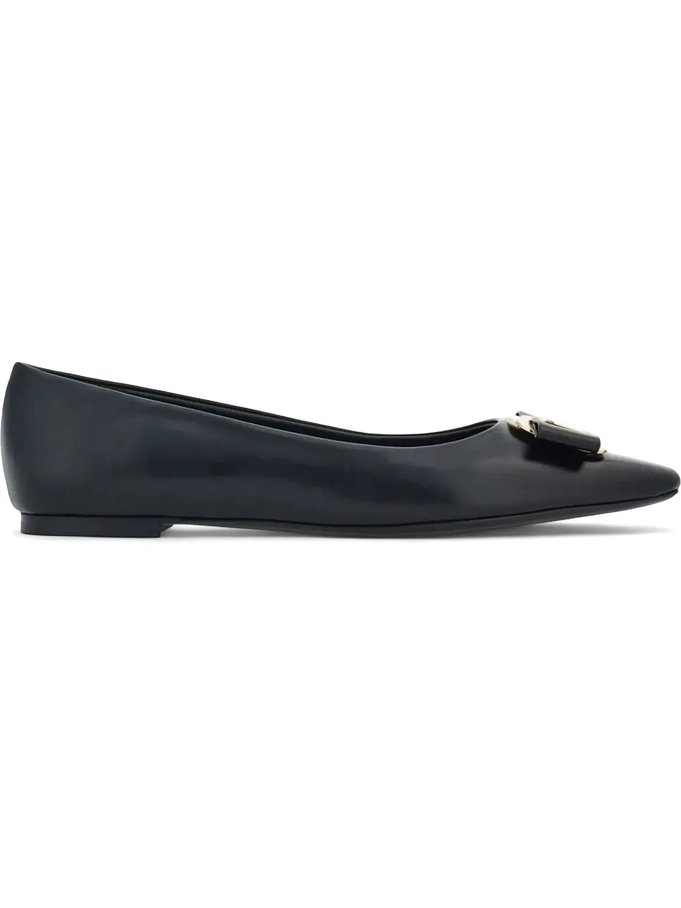 Женские балетки с бантом Vara-Bow Ferragamo — изображение 1 из 1, черный