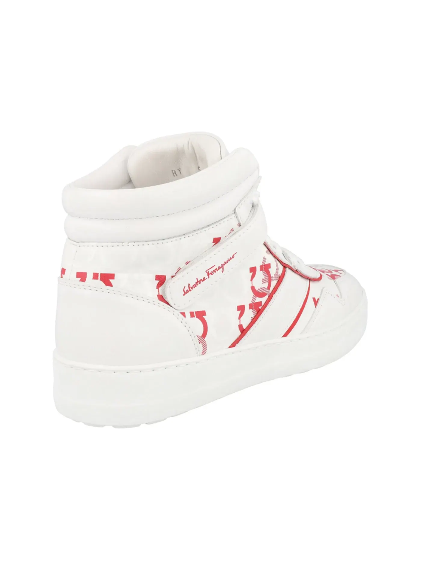 Женские кроссовки кожаные Ferragamo Noe 2 Sneakers — изображение 3 из 3, белый