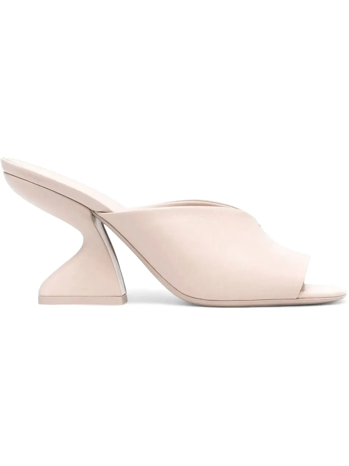 Женские босоножки на каблуке с открытым носом Ferragamo, Neutrals — изображение 1 из 1