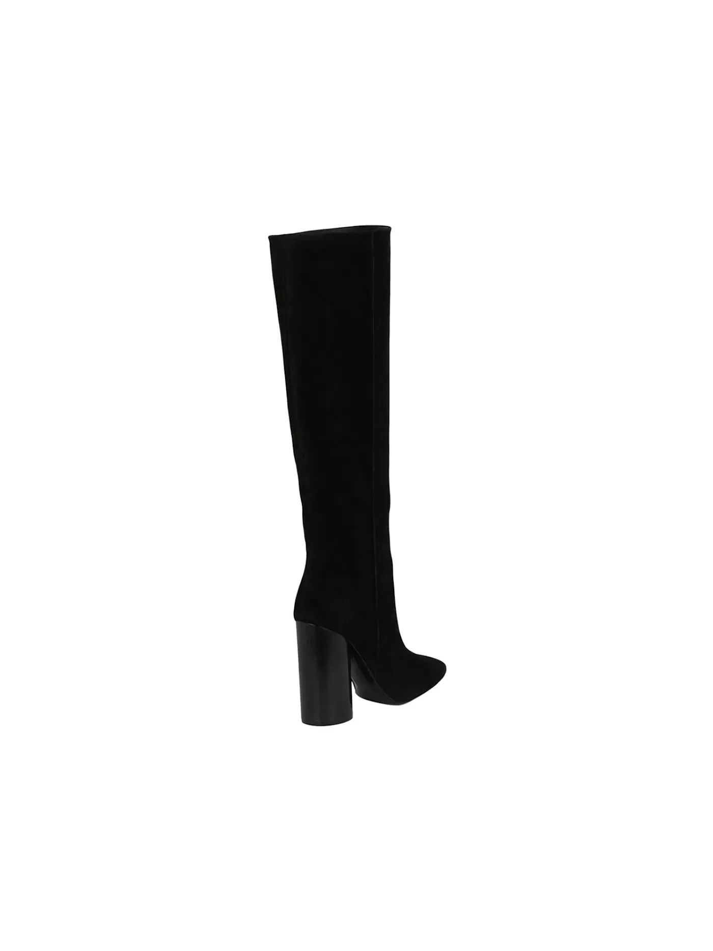Женские сапоги до колена из замши с моделью Ferragamo Pampero Suede Knee-High Boots Ferragamo — изображение 3 из 3, черный