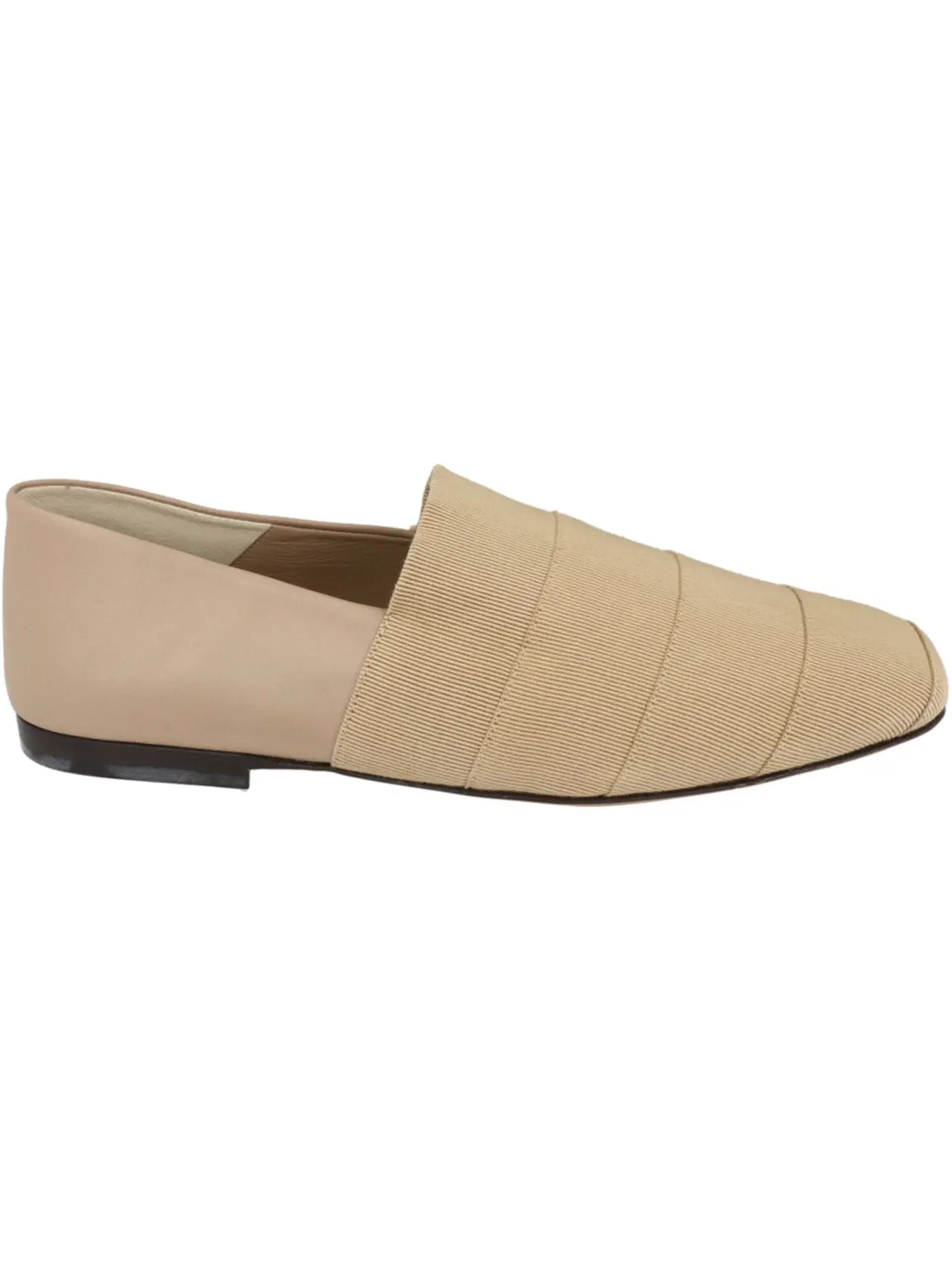 Мужские лоферы панельные из гросгрейна Ferragamo Ferragamo Panelled Grosgrain Loafers — изображение 1 из 3, бежевый хаки