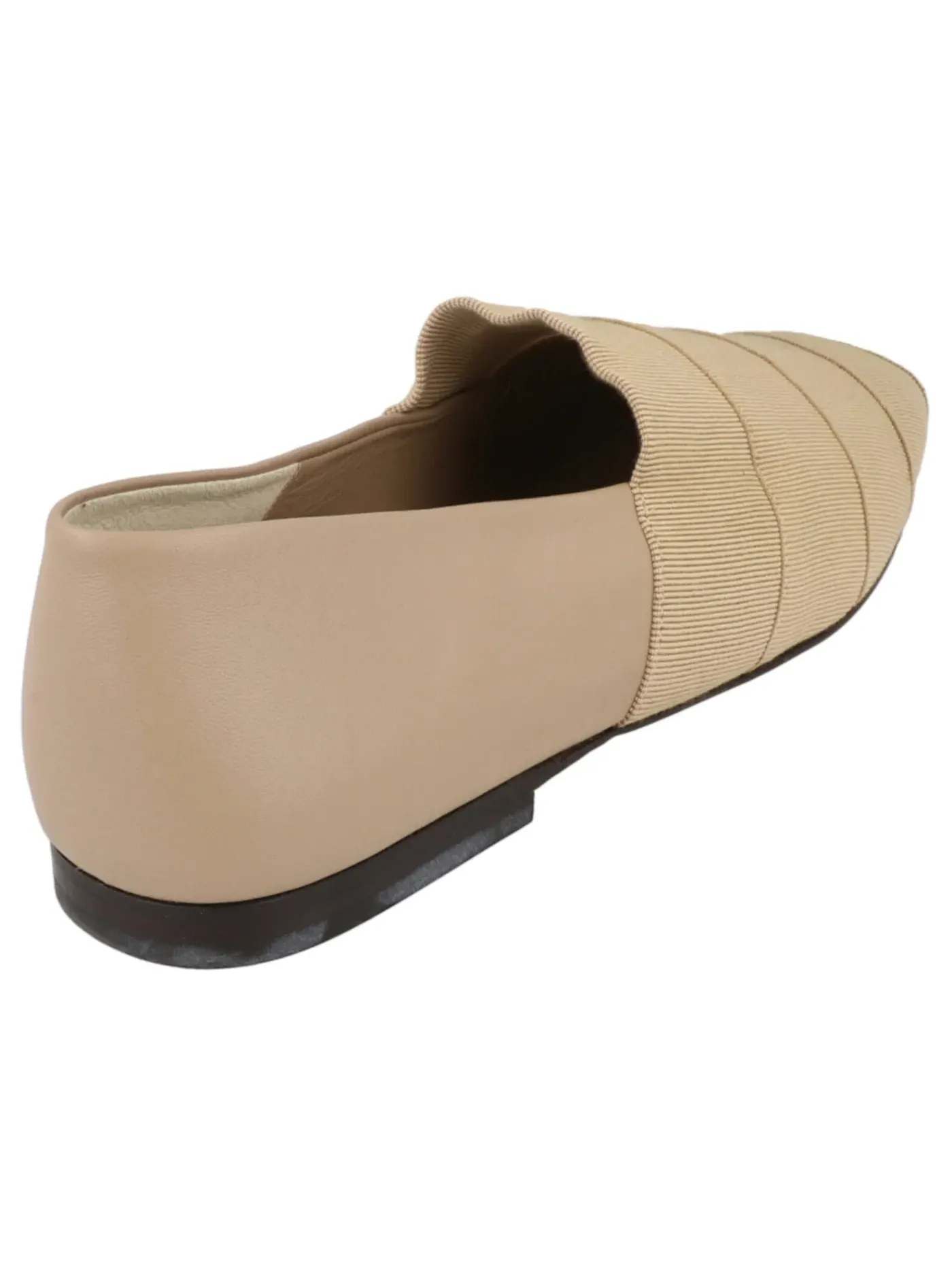 Мужские лоферы панельные из гросгрейна Ferragamo Ferragamo Panelled Grosgrain Loafers — изображение 3 из 3, бежевый хаки