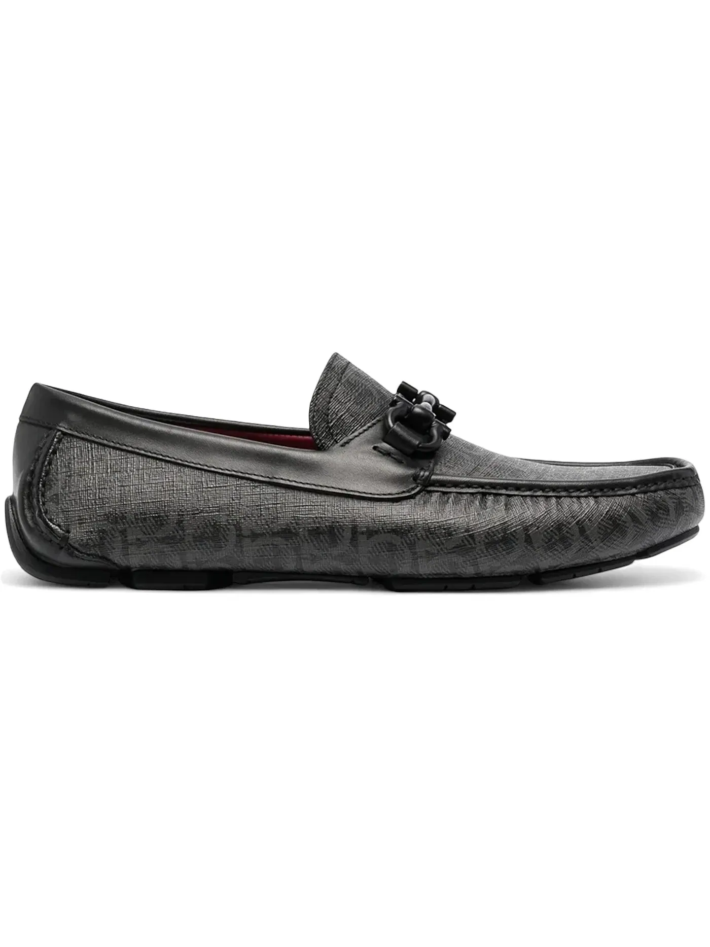 Мужские лоферы Parigi Loafers Ferragamo — изображение 1 из 1, серый