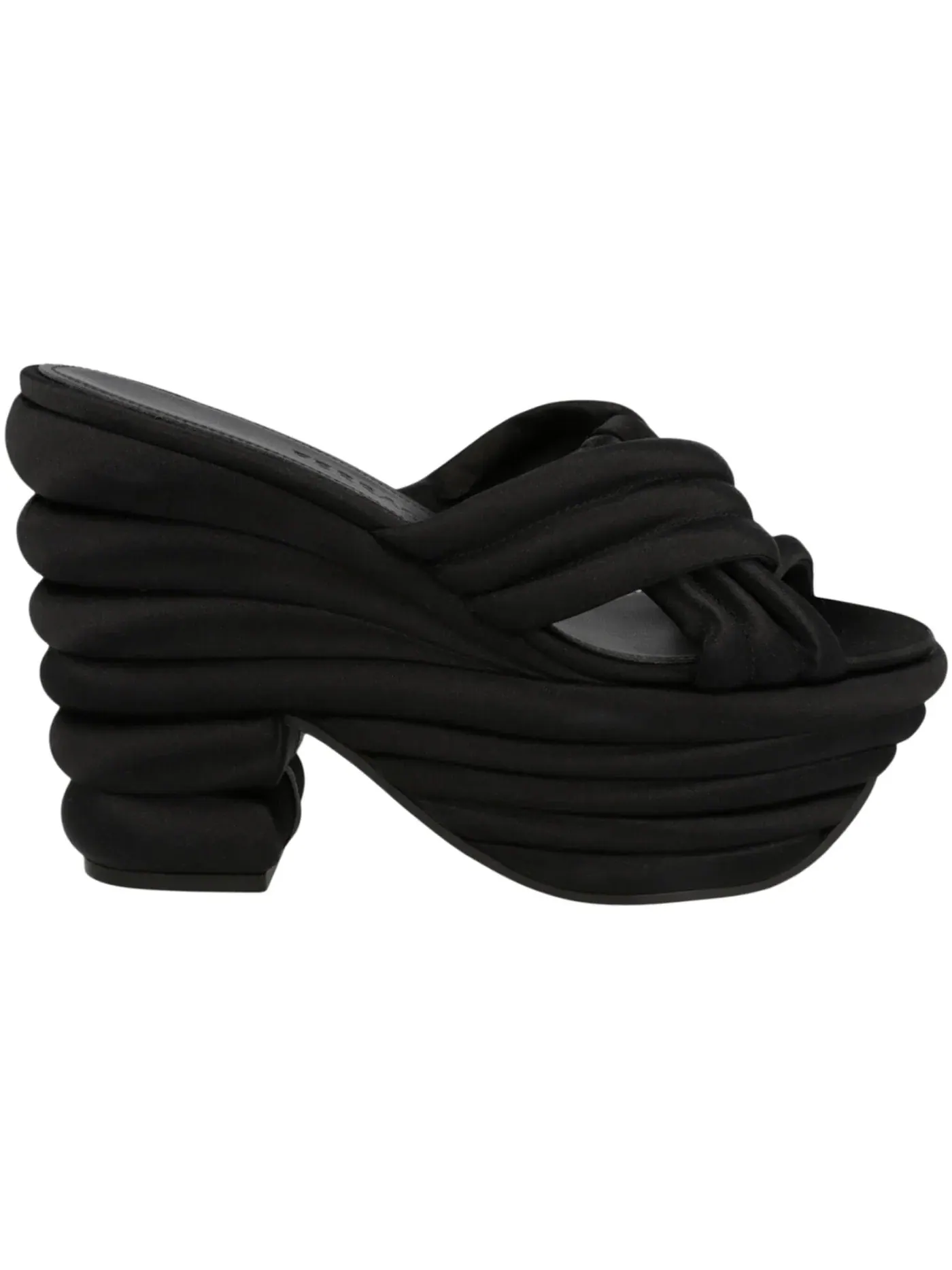 Женские сандалии на платформе Ferragamo Rey Platform Sandals — изображение 1 из 3, черный