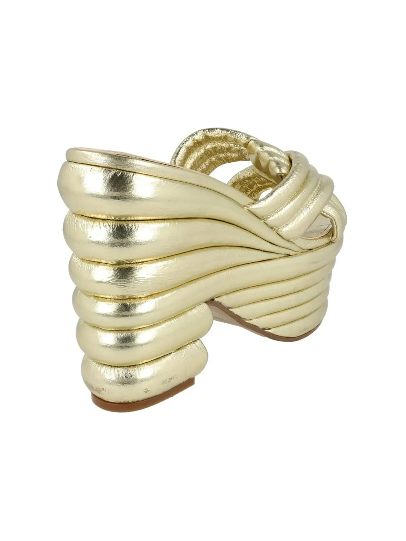 Женские сандалии-платформа Rey Platform Sandals Ferragamo — изображение 3 из 3, желтый