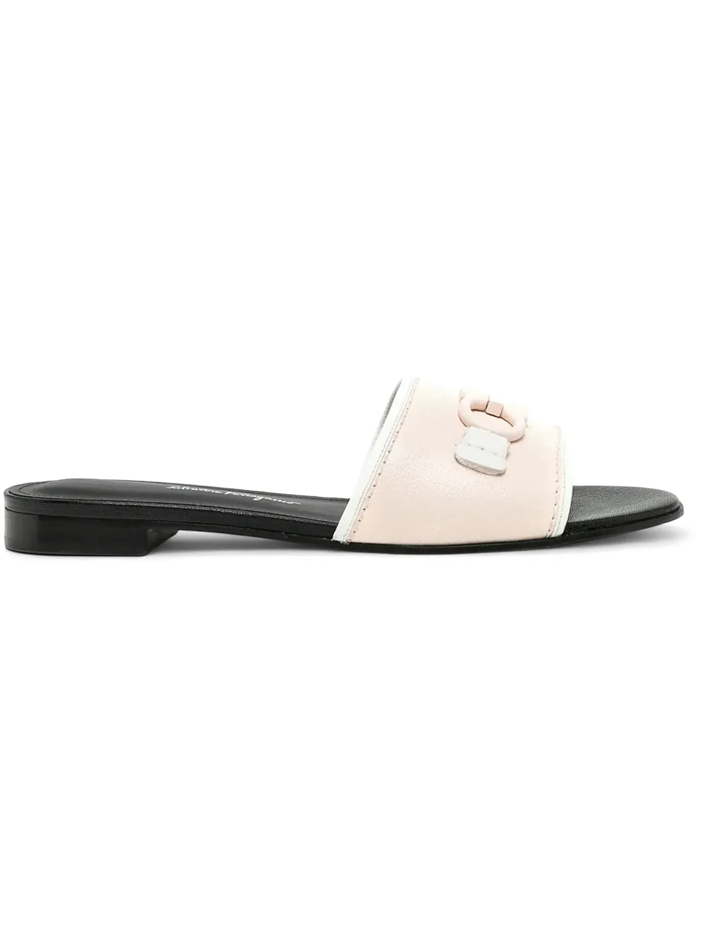 Женские сандалии с логотипом Gancini Ferragamo Rhodes — изображение 1 из 1, розовый