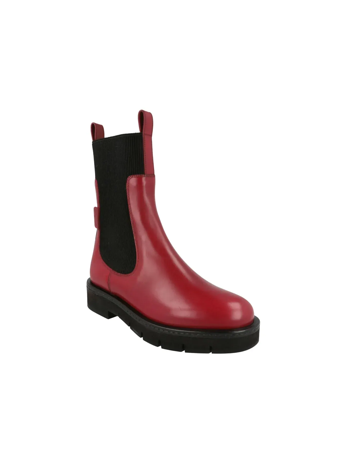 Женские ботинки-челси с принтом Ferragamo Rook Chelsea Boots Ferragamo — изображение 2 из 3, красный