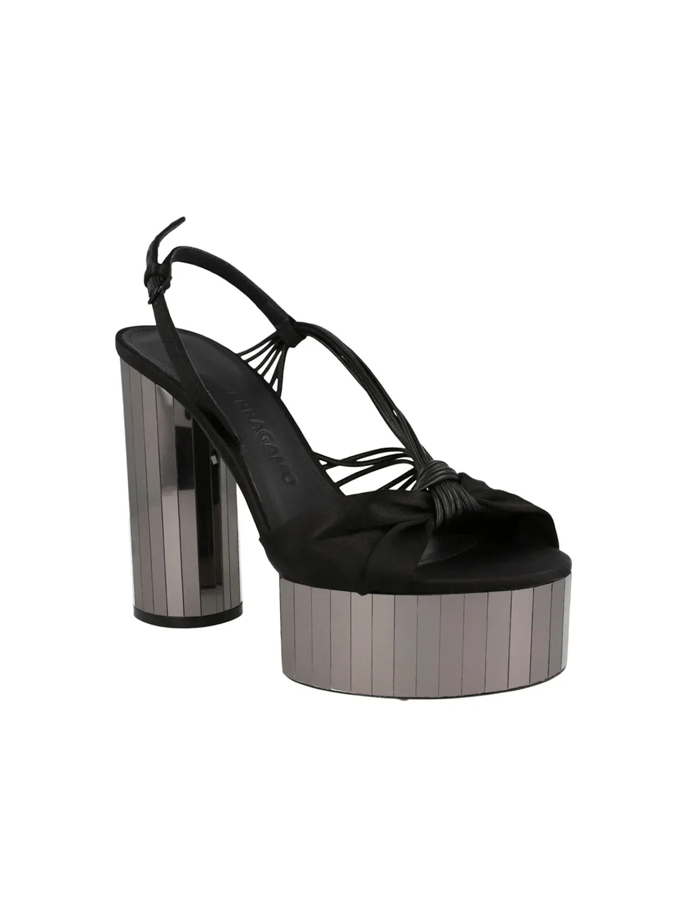 Женские туфли на каблуке с зеркальной платформой Ferragamo Sabrina Mirrored Platform Heels Ferragamo — изображение 2 из 3