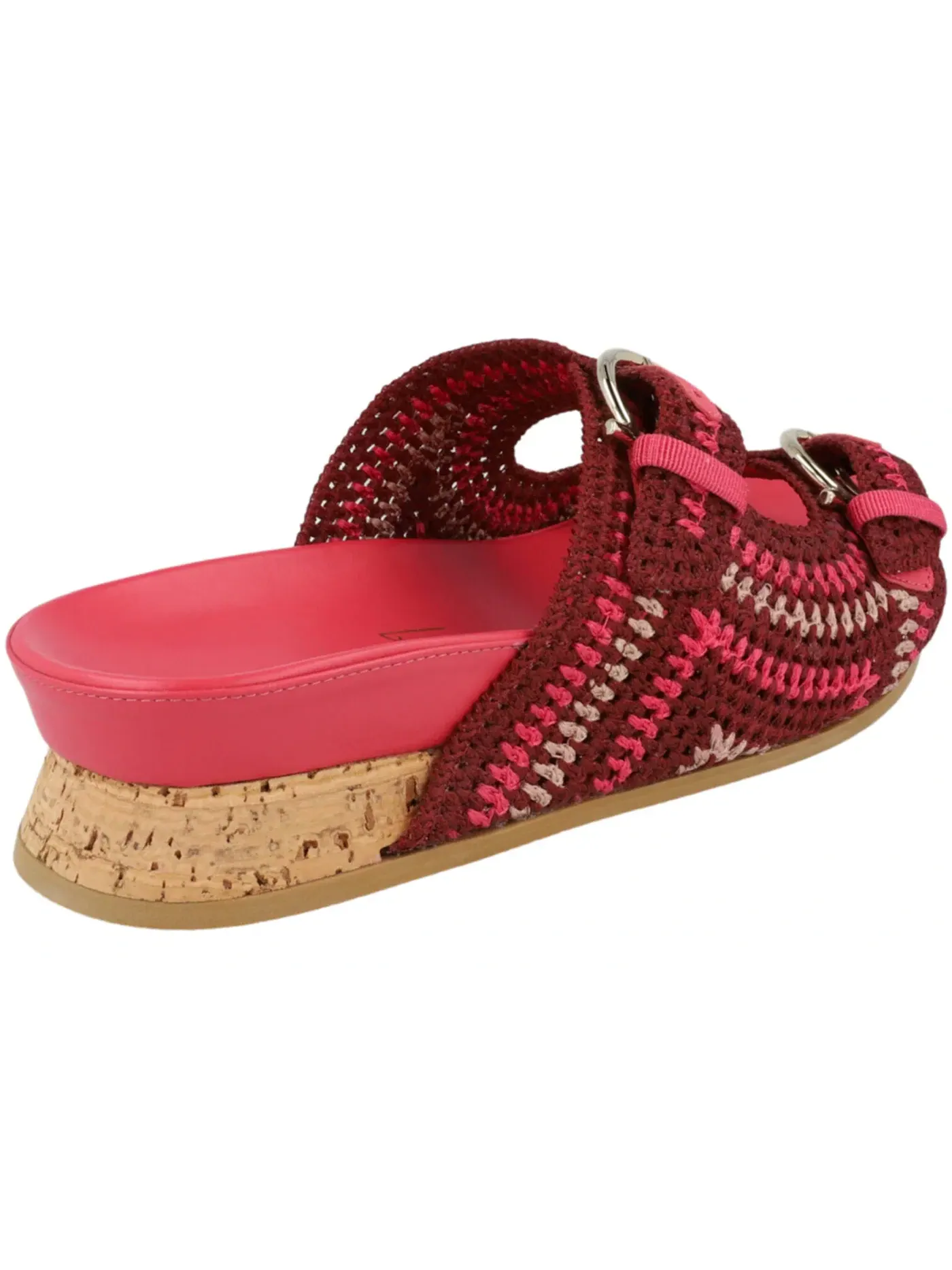 Женские сандалии с вязаным верхом Ferragamo Shaula Crochet Sandals Ferragamo — изображение 3 из 3, фиолетовый