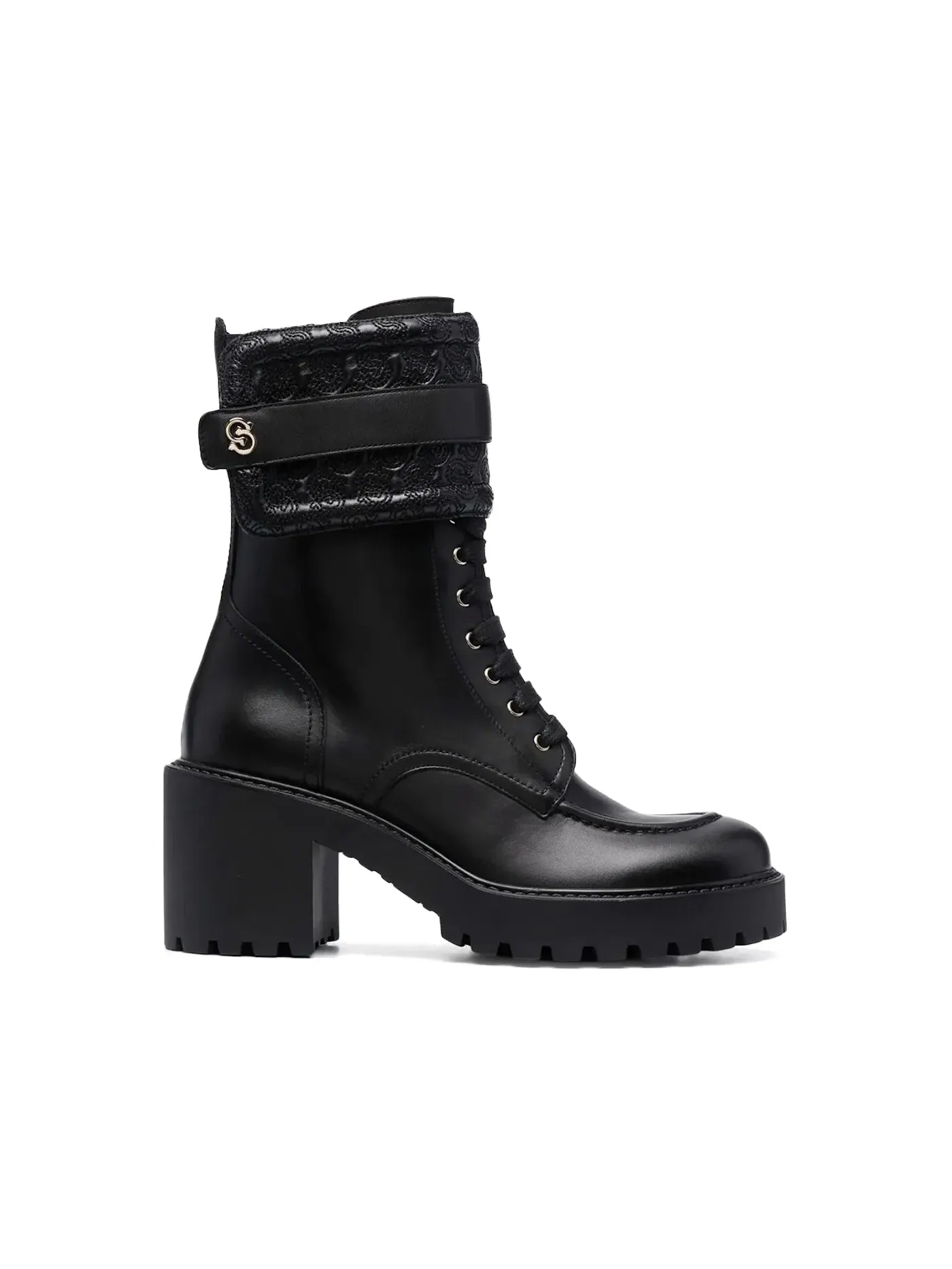 Женские кожаные ботинки Ferragamo Shiraz Leather Boots — изображение 1 из 1, черный