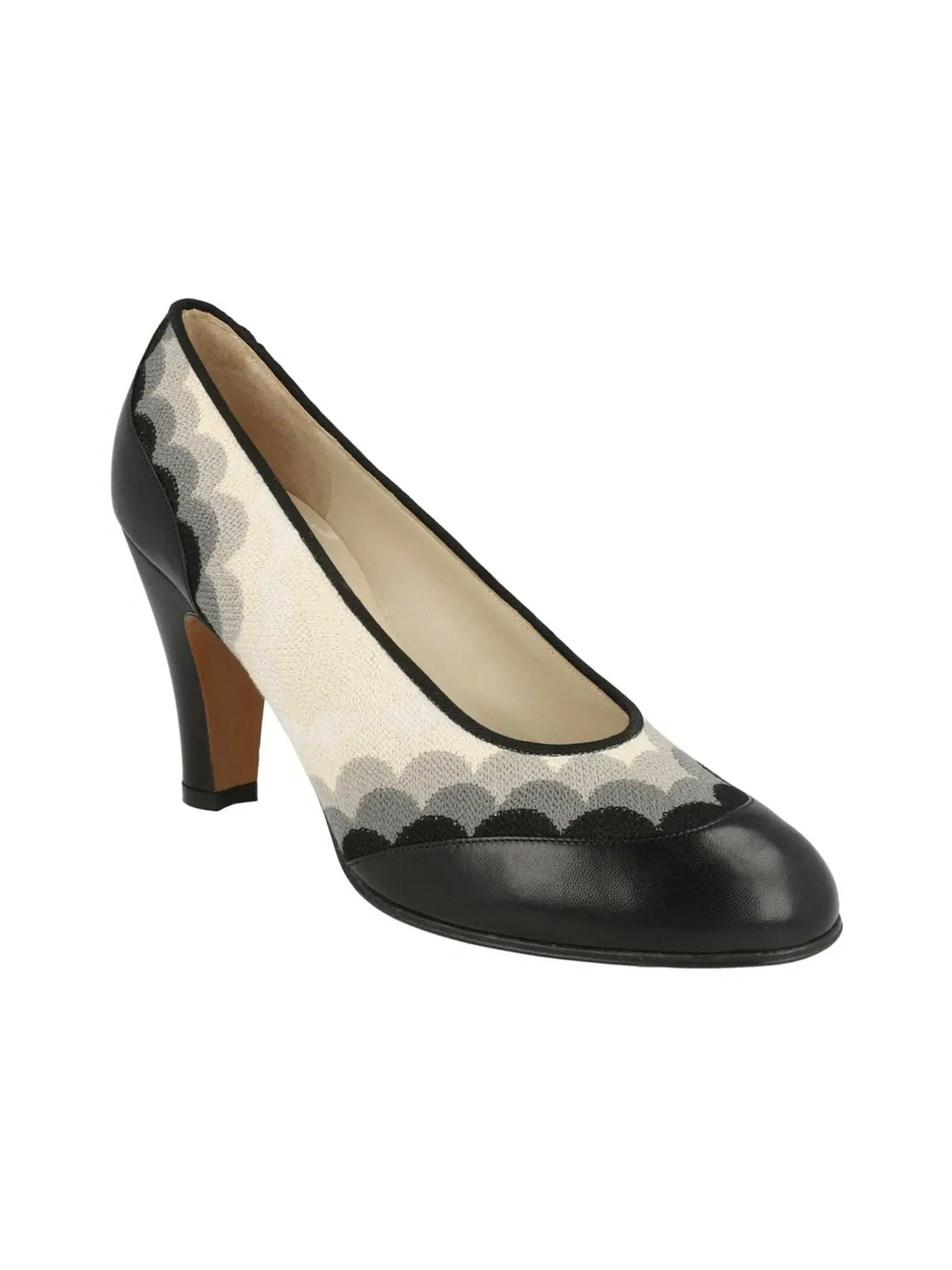 Женские туфли на каблуке из архива Ferragamo Signorinella — изображение 2 из 3, черный