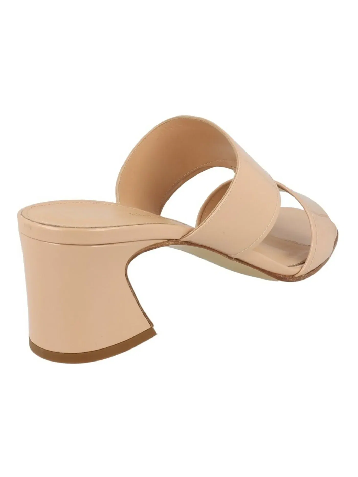 Женские босоножки на каблуке с лакированной кожи Ferragamo Tot 55 Patent Leather Sandals Ferragamo — изображение 3 из 3