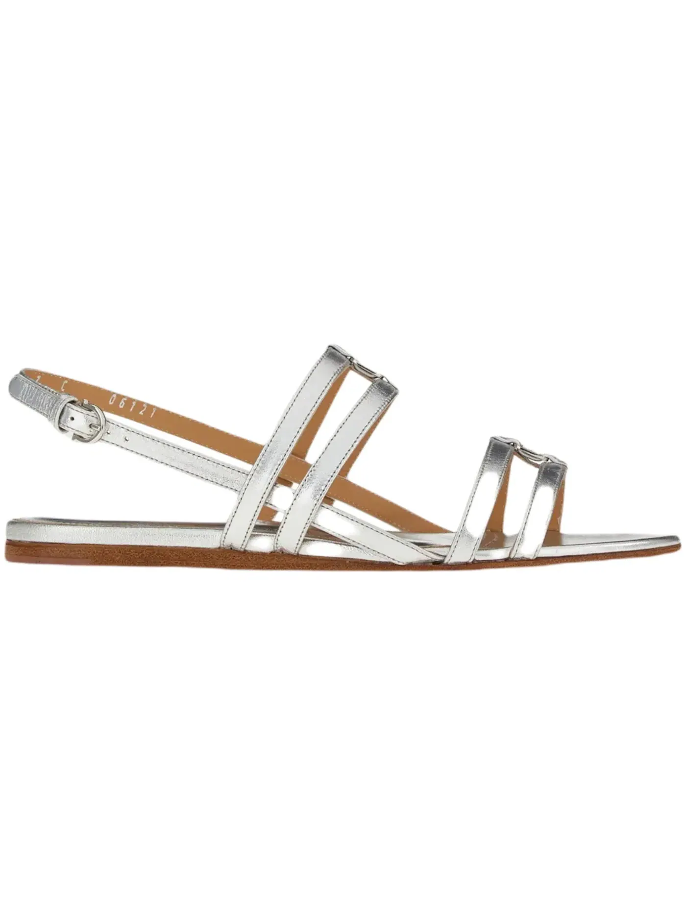 Женские сандалии Ferragamo Typa Sandals Silver — изображение 1 из 1, серебряный