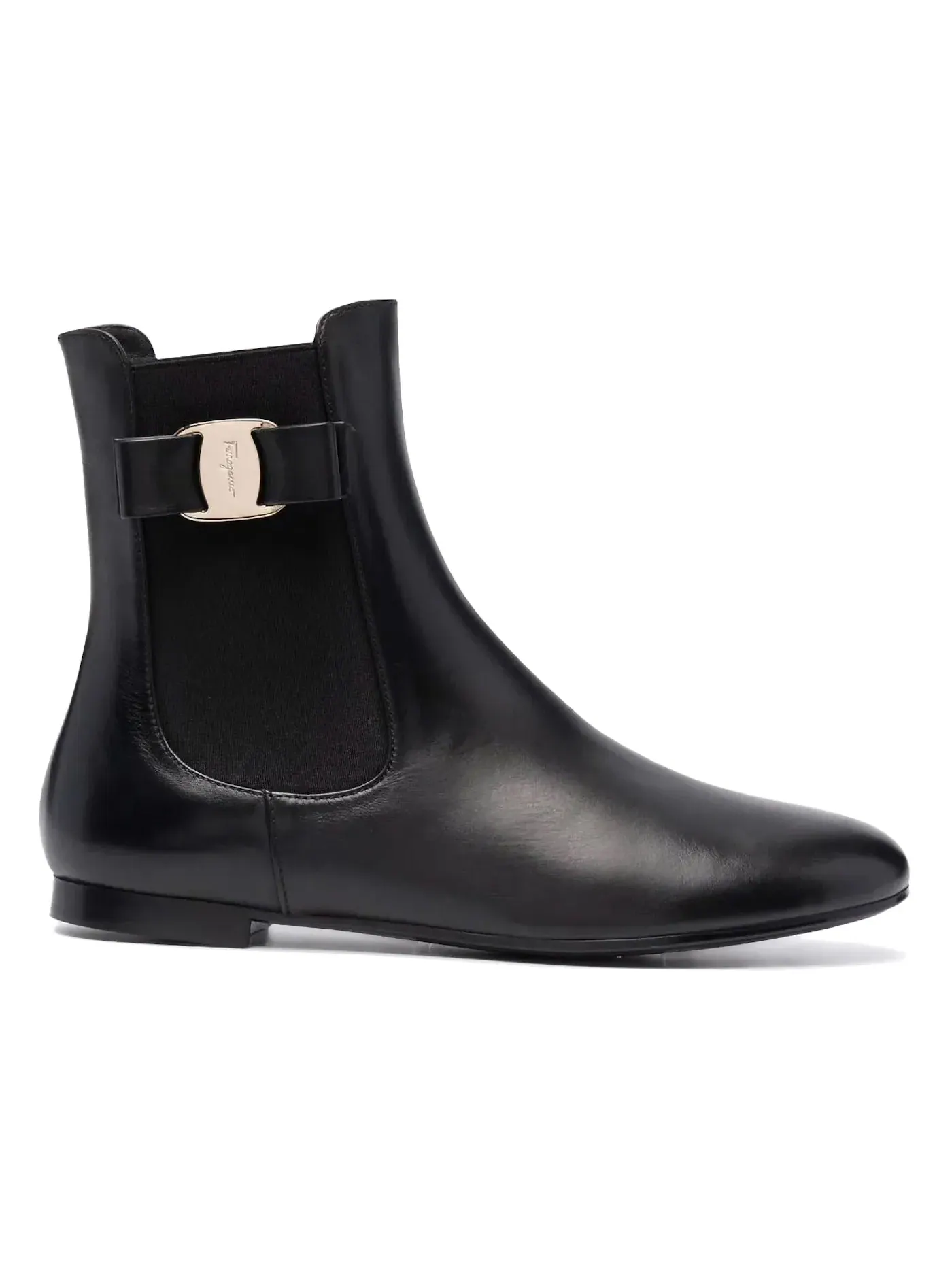 Женские ботинки-челси с бантом Ferragamo Vara Bow Chelsea Boots — изображение 1 из 1, черный